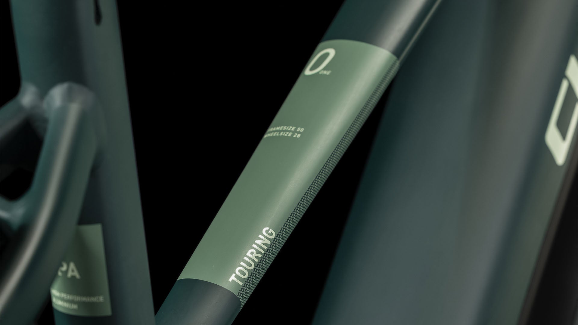 CUBE Touring Hybrid ONE 500 darkgreen´n´green Trapeze 2024