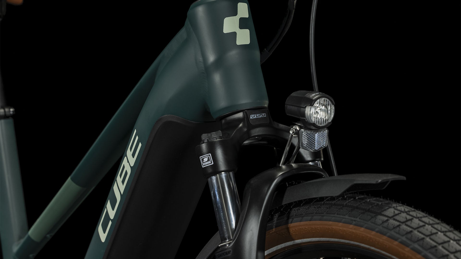 CUBE Touring Hybrid ONE 500 darkgreen´n´green Trapeze 2024
