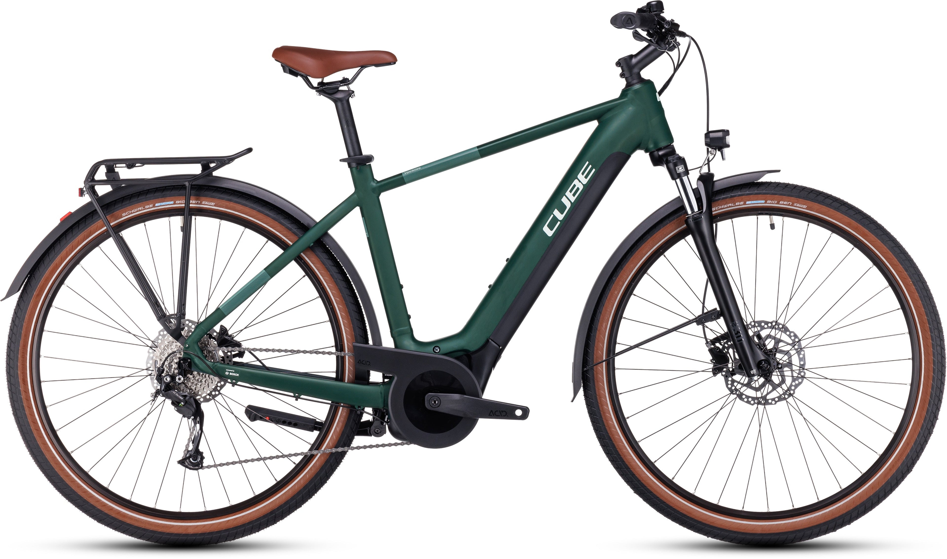 CUBE Touring Hybrid ONE 625 darkgreen´n´green 2024