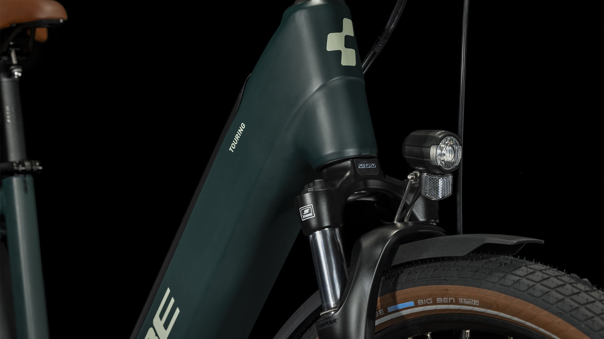 CUBE Touring Hybrid ONE 625 darkgreen´n´green Easy Entry 2024