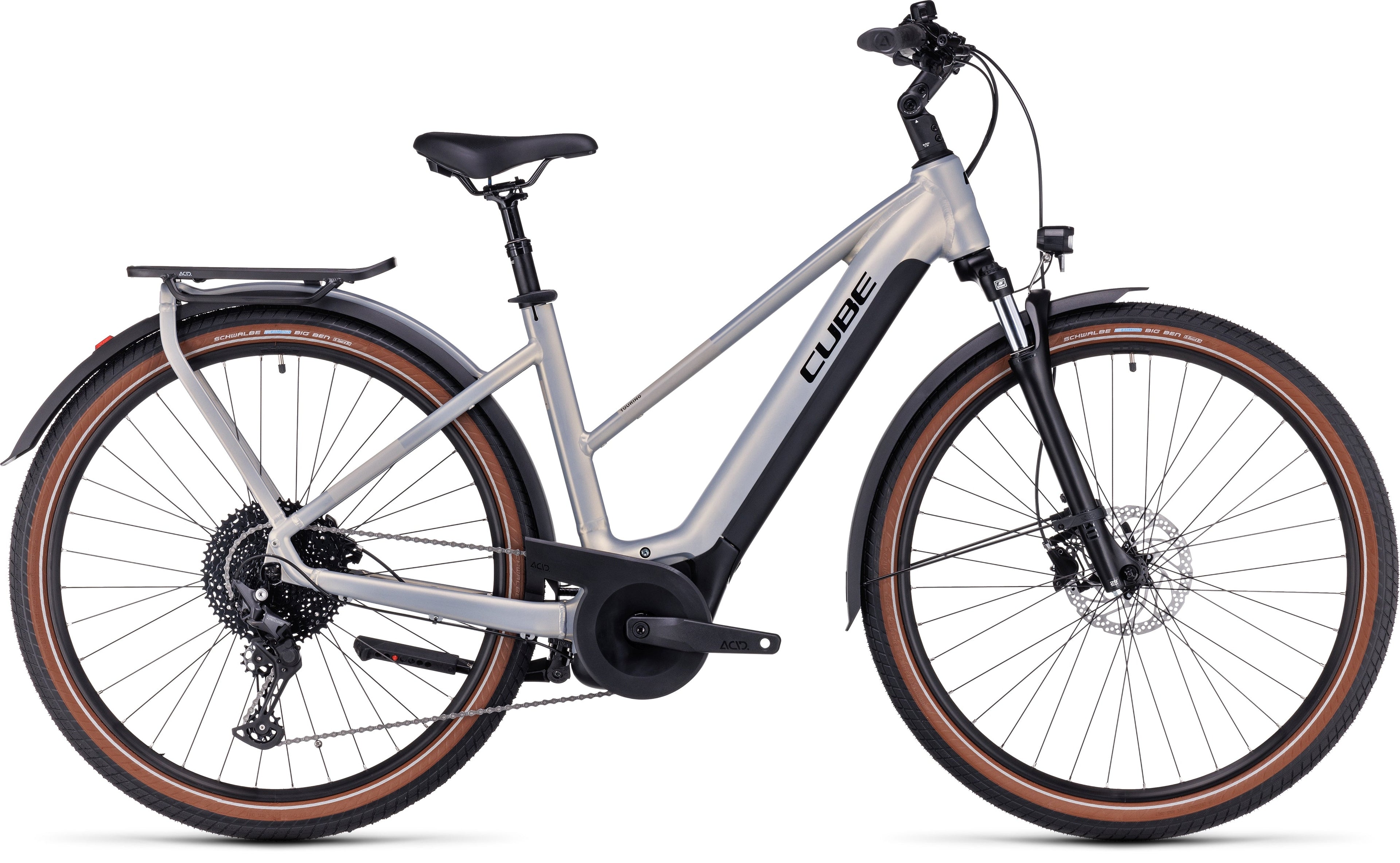CUBE Touring Hybrid Pro 625 pearlysilver´n´black Trapeze 2024