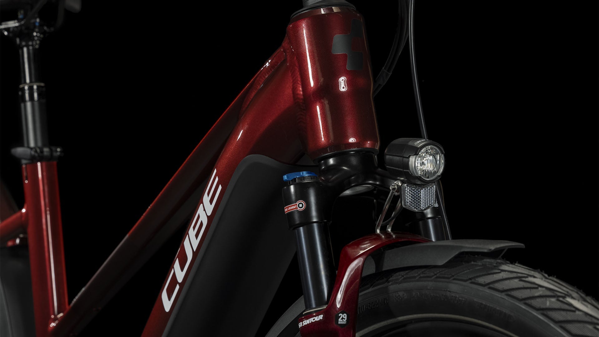 CUBE Touring Hybrid EXC 625 red´n´white Trapeze 2024