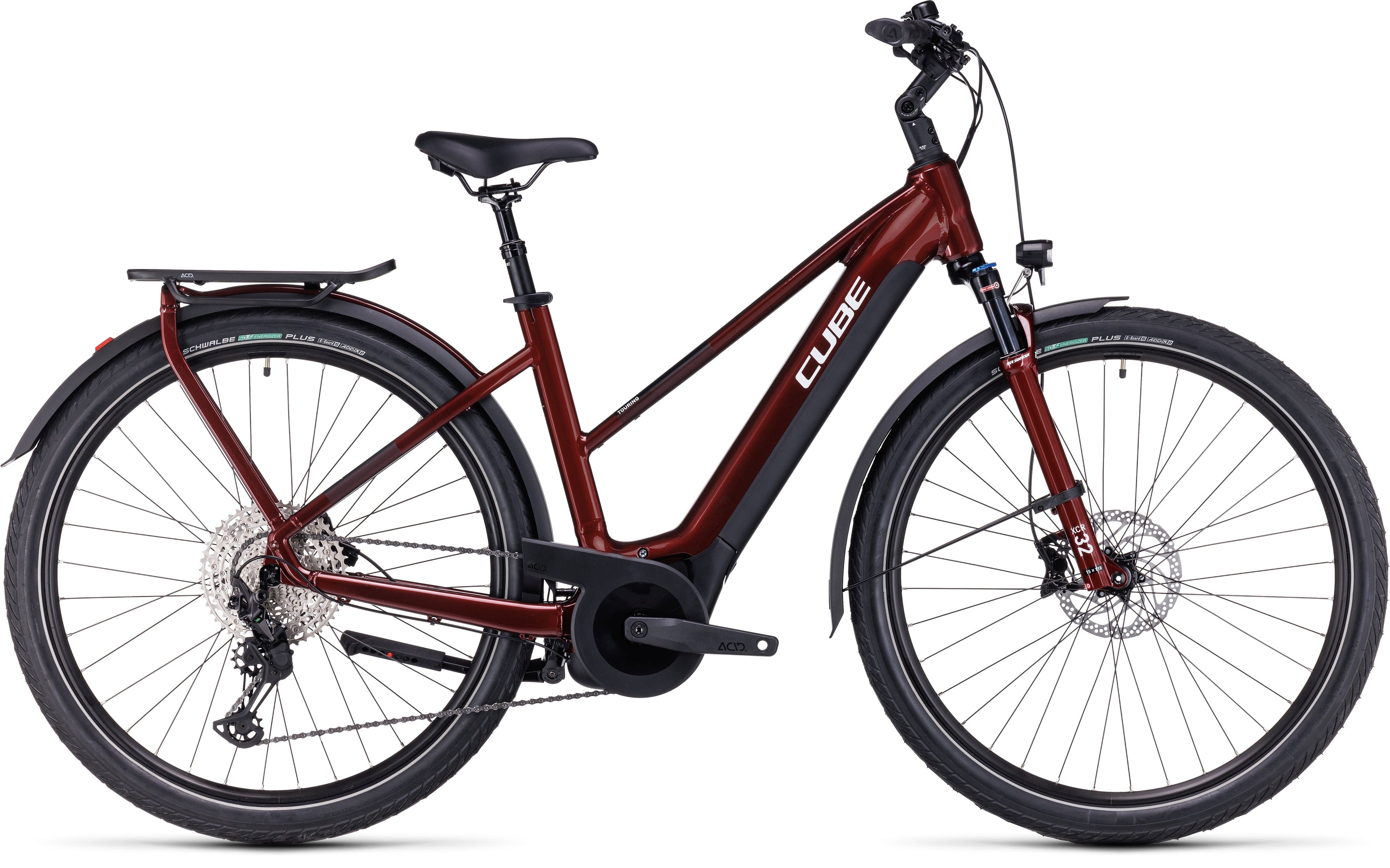 CUBE Touring Hybrid EXC 625 red´n´white Trapeze 2024