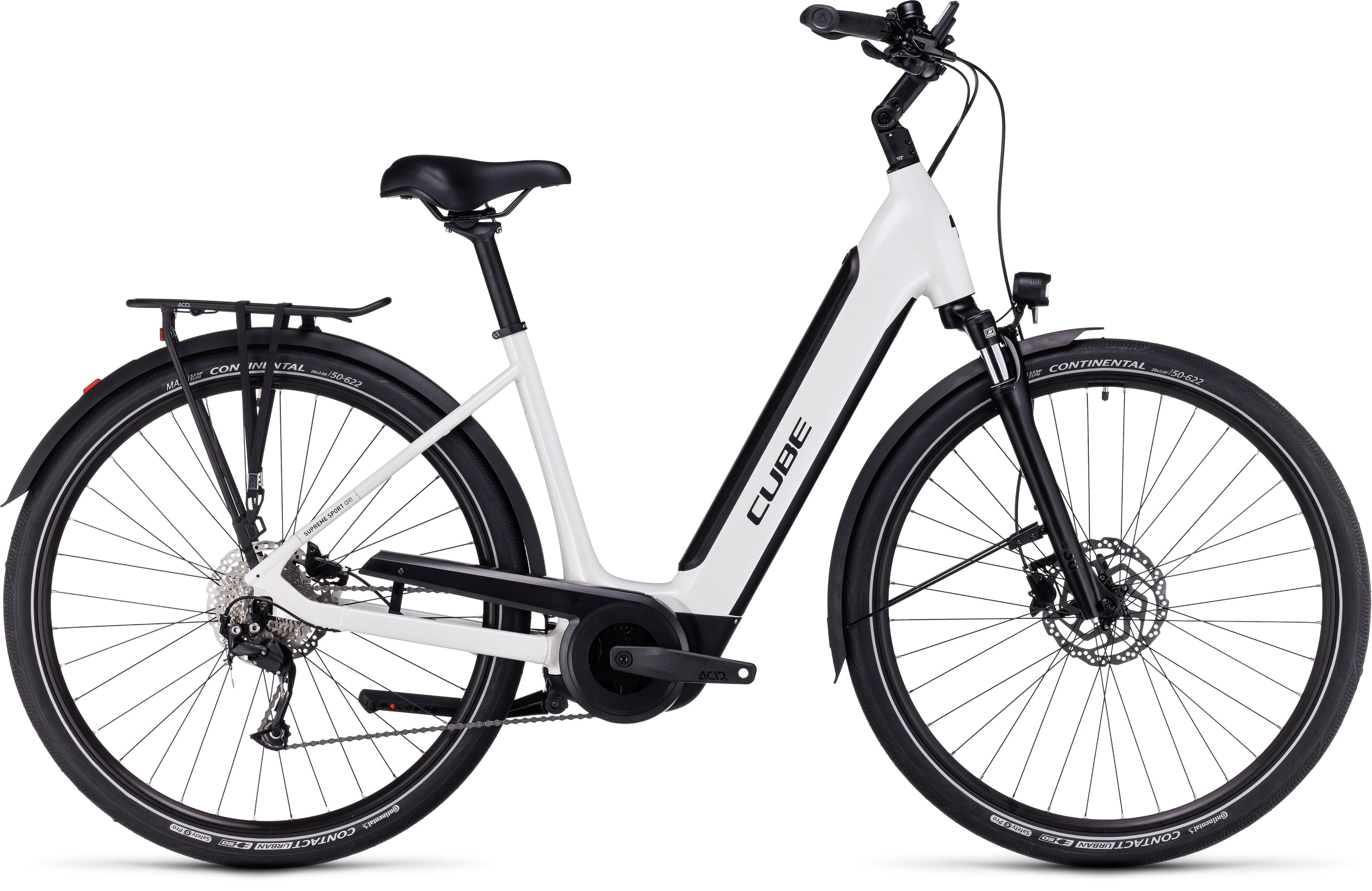 CUBE Supreme Sport Hybrid ONE 500 white´n´black Easy Entry 2024