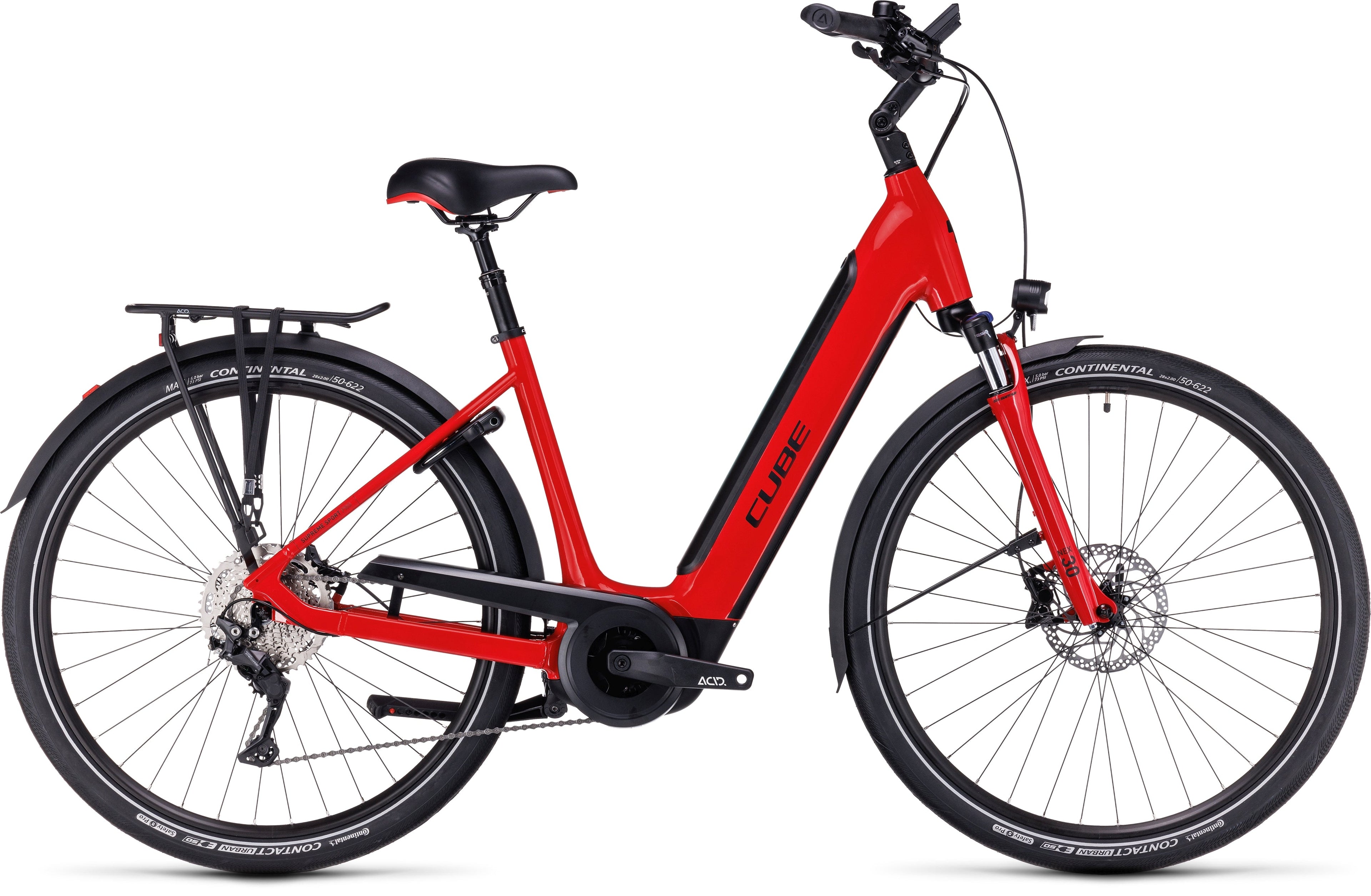CUBE Supreme Sport Hybrid Pro 500 red´n´black Easy Entry 2024