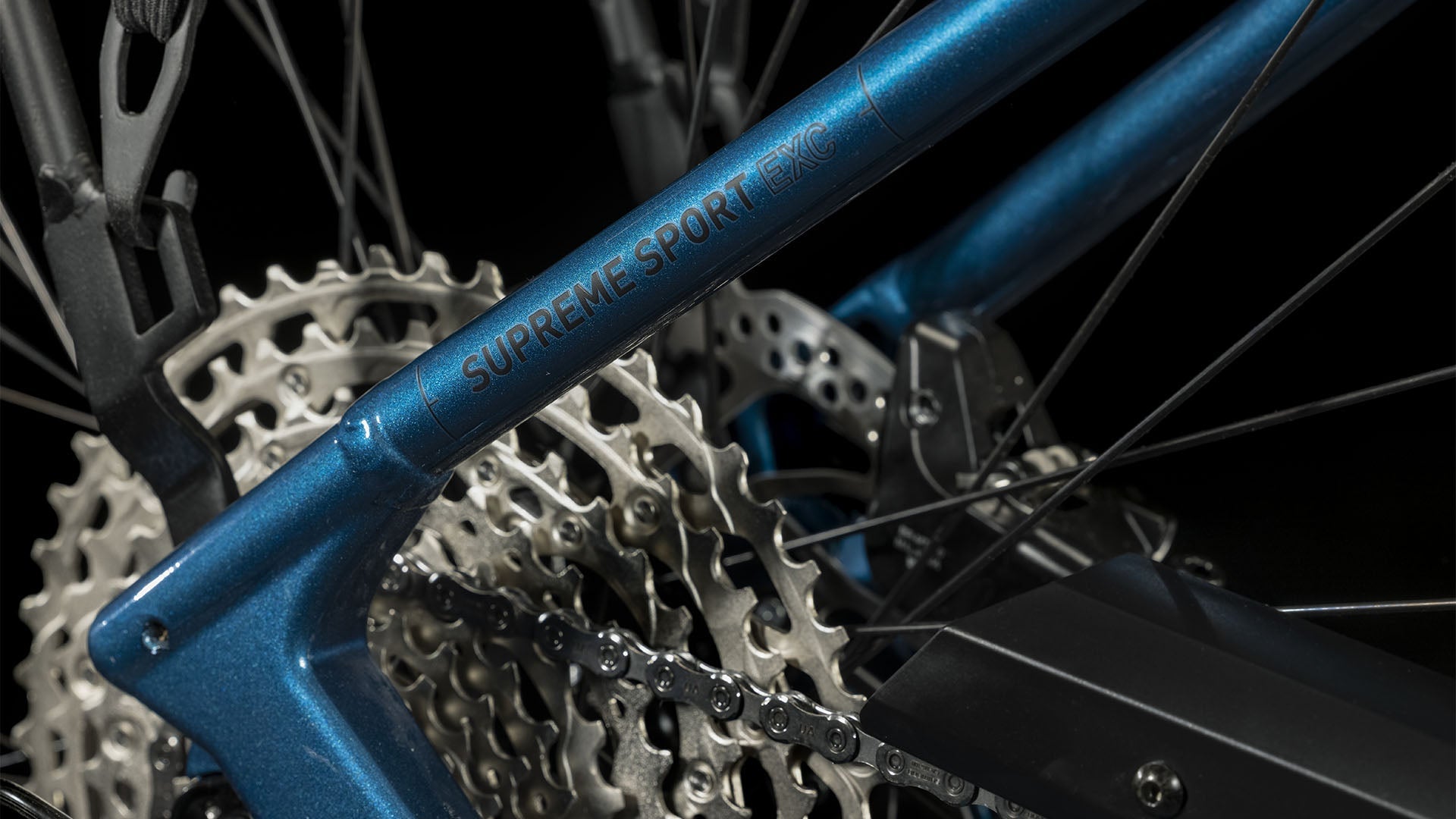 CUBE Supreme Sport Hybrid EXC 625 blue´n´black Easy Entry 2024