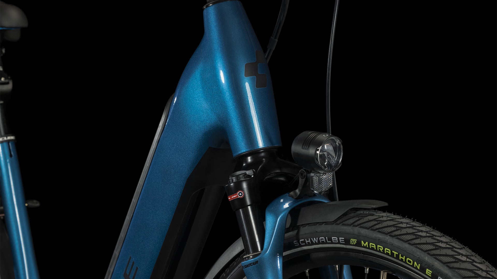 CUBE Supreme Sport Hybrid EXC 625 blue´n´black Easy Entry 2024