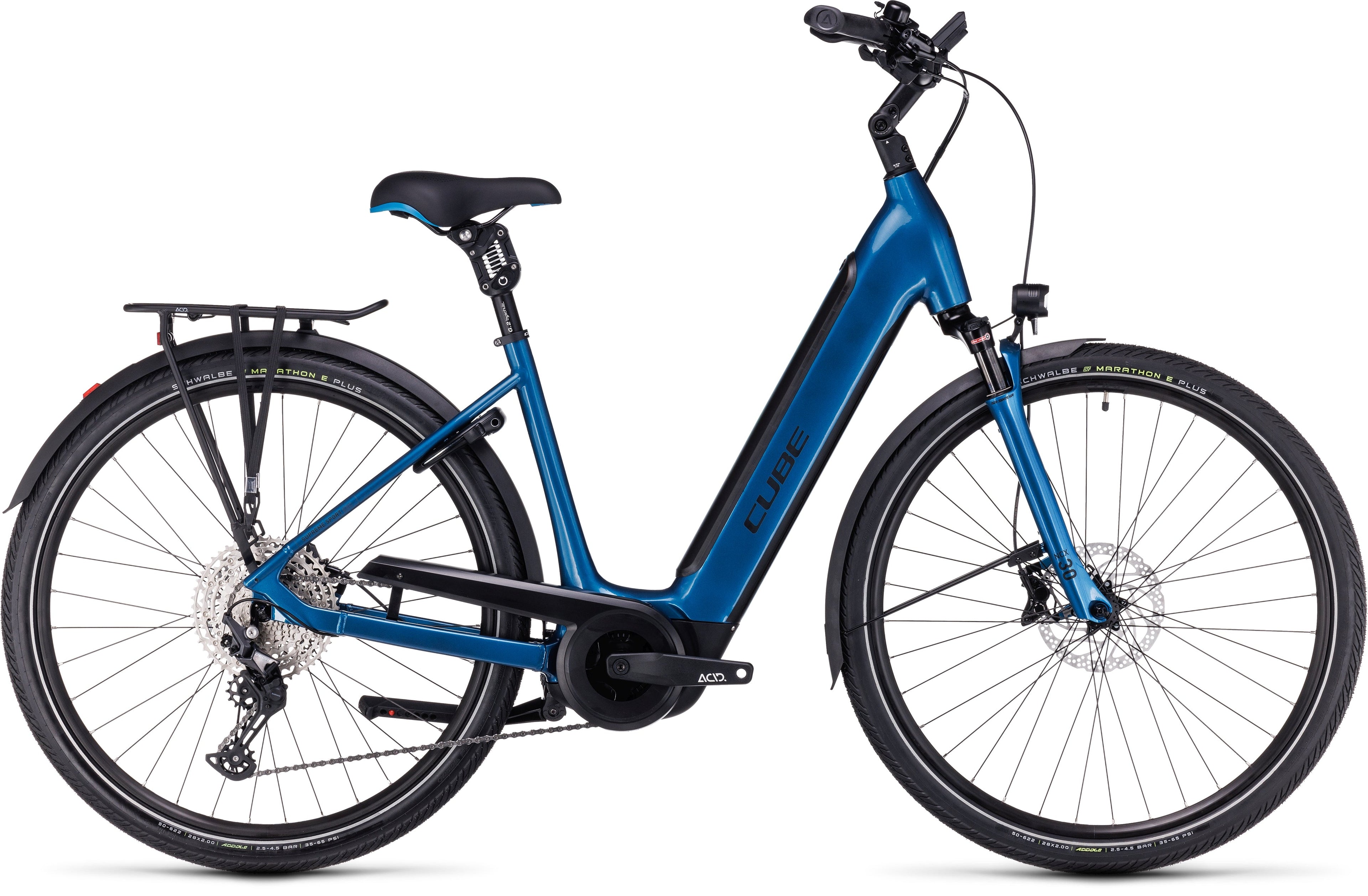CUBE Supreme Sport Hybrid EXC 625 blue´n´black Easy Entry 2024