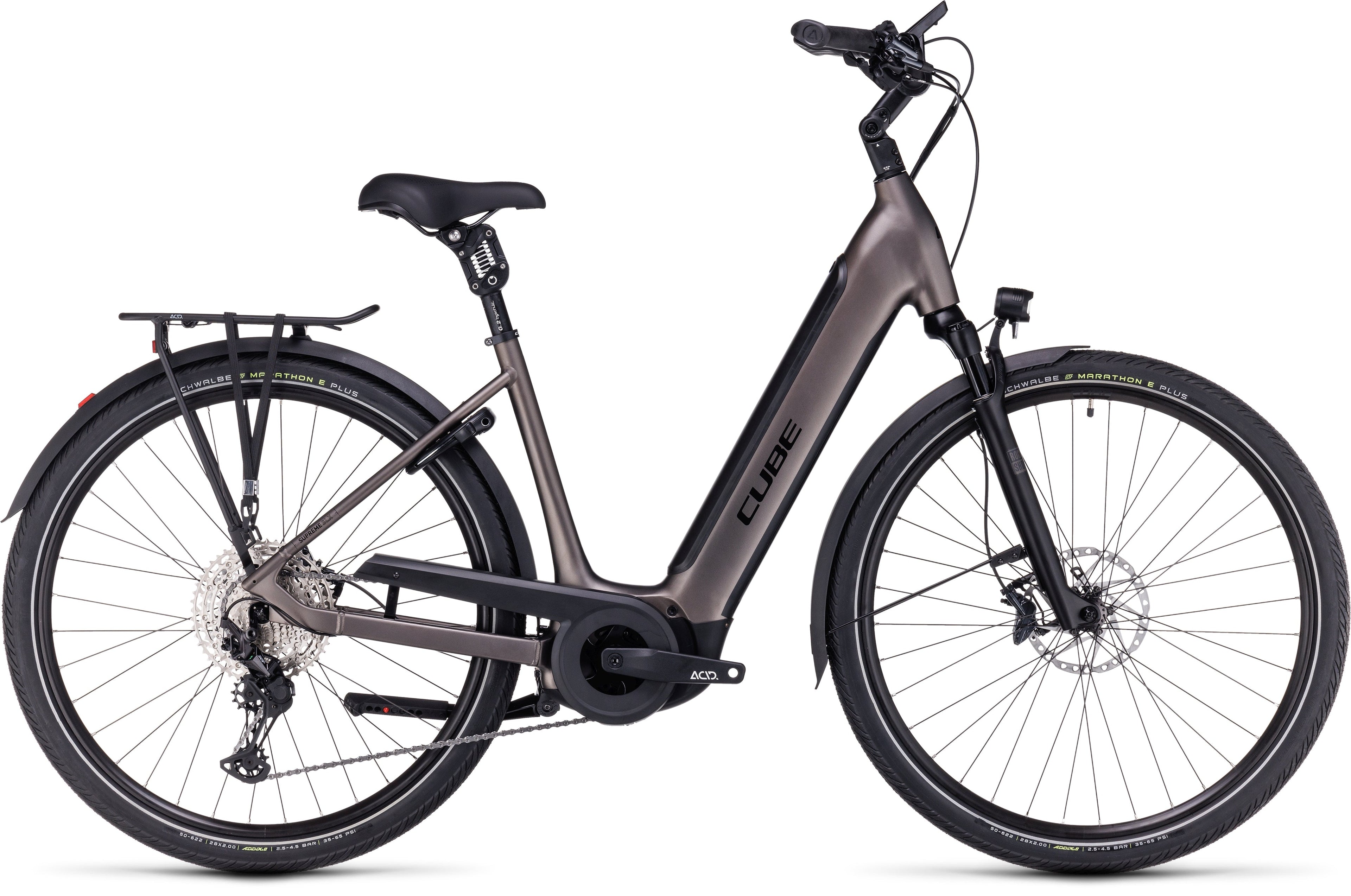 CUBE Supreme Sport Hybrid SLX 625 teak´n´black Easy Entry 2024