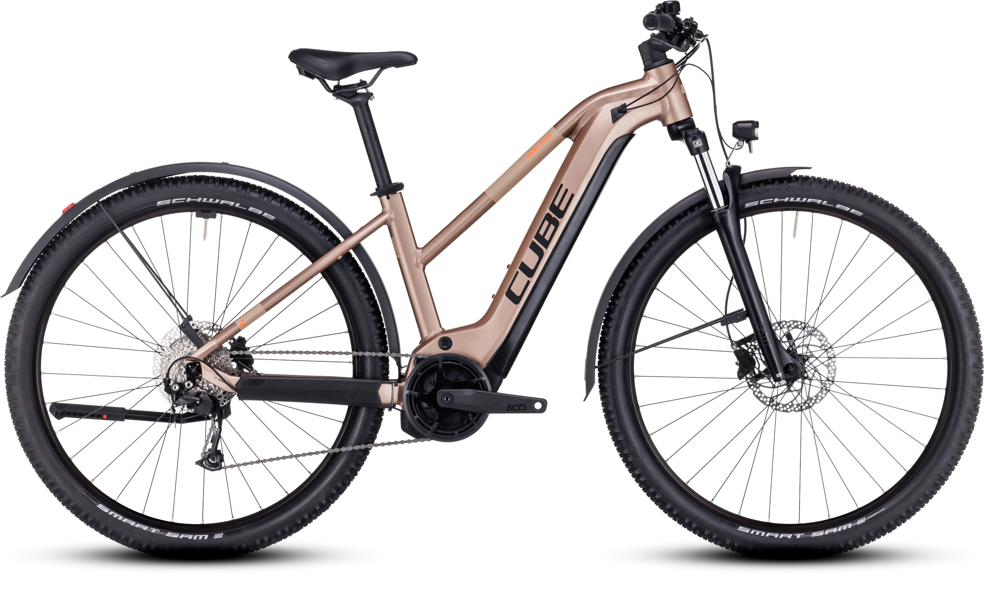CUBE Reaction Hybrid Performance 625 Allroad metallicbrown´n´orange Trapeze 2024