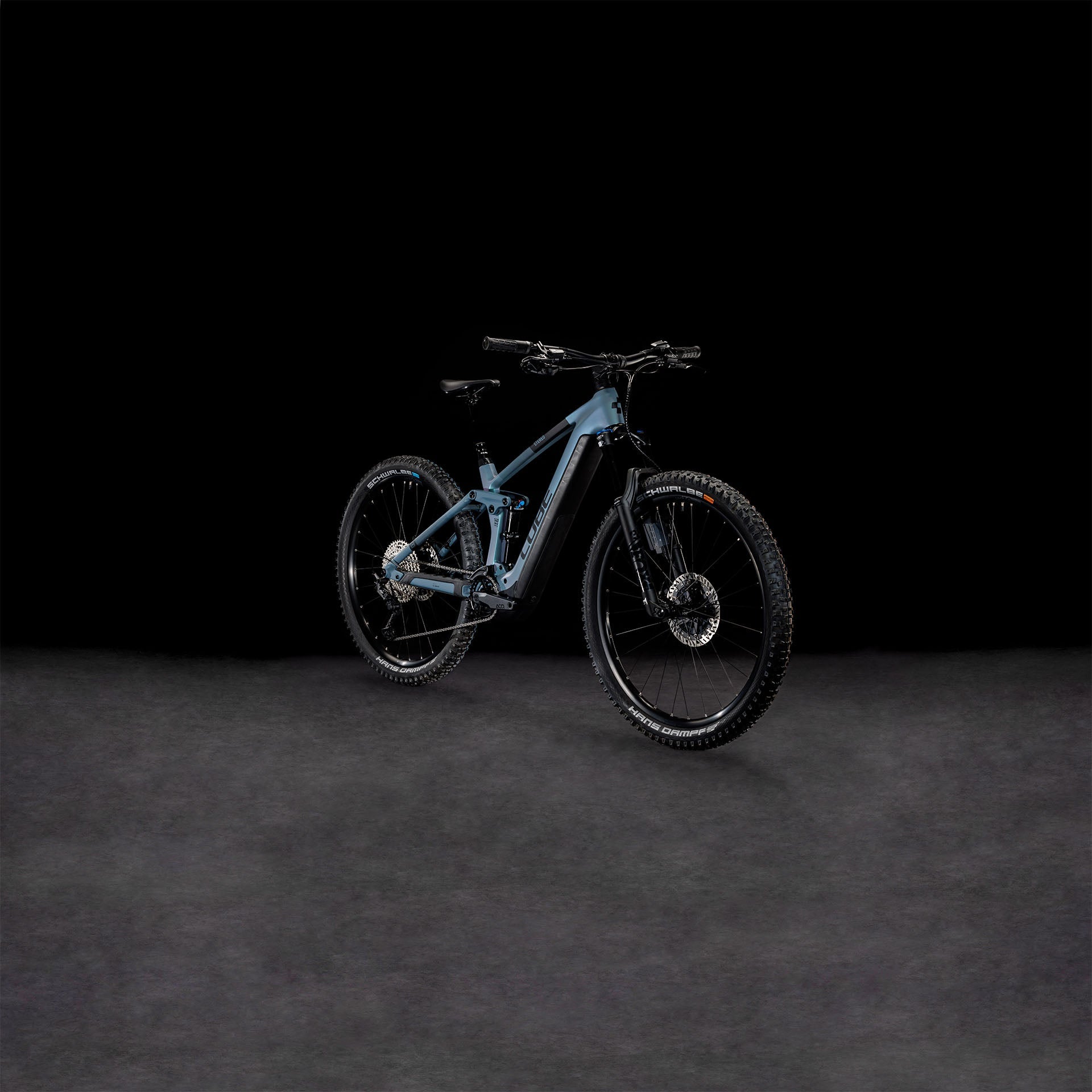 CUBE Stereo Hybrid 140 HPC ABS 750 smaragdgrey´n´blue 2024