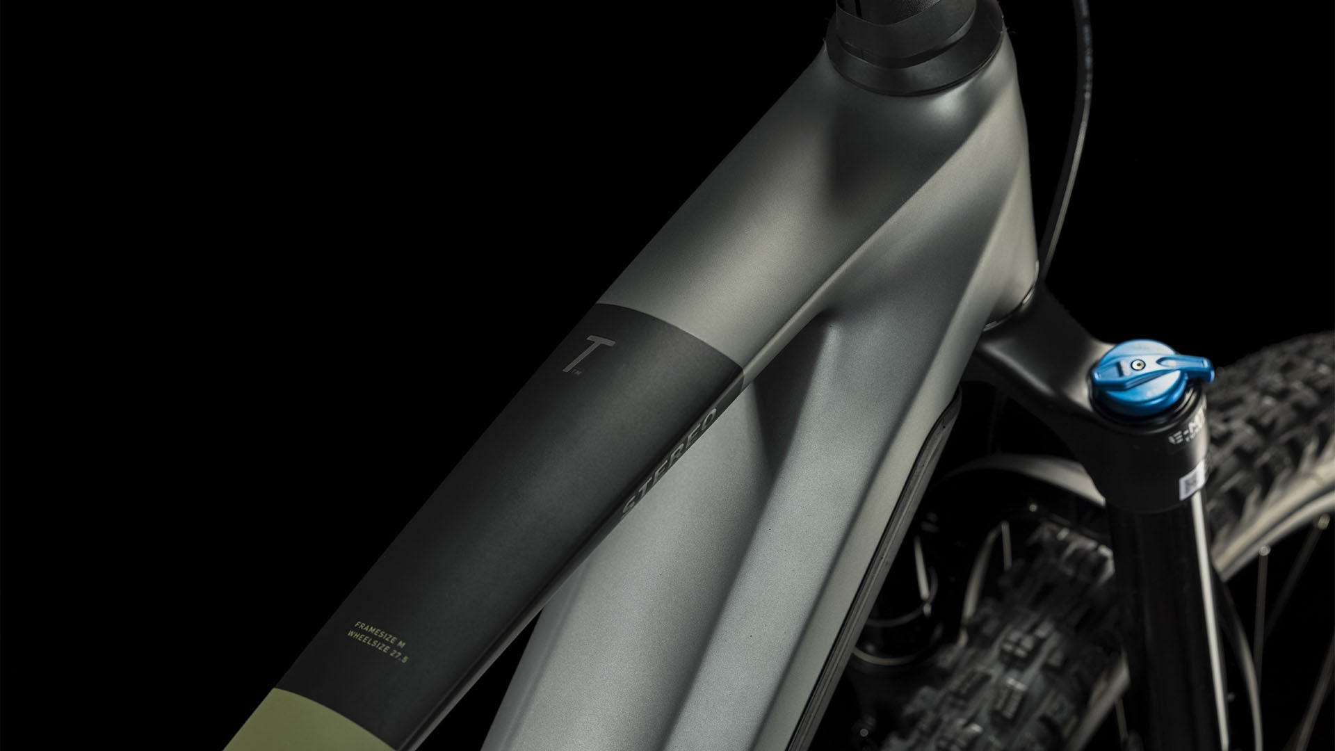 CUBE Stereo Hybrid 160 HPC TM 750 27.5 flashgrey´n´olive 2024