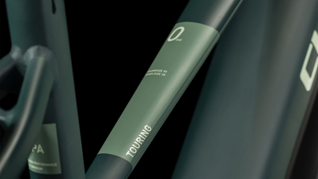 CUBE Touring Hybrid ONE 625 darkgreen´n´green Trapeze 2024