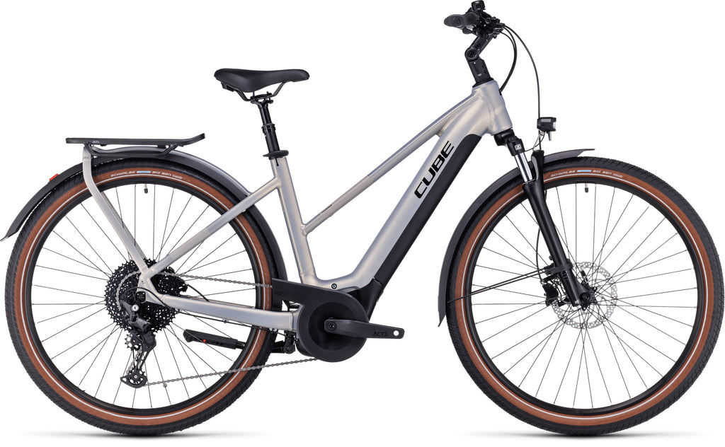 CUBE Touring Hybrid Pro 625 pearlysilver´n´black Trapeze 2024