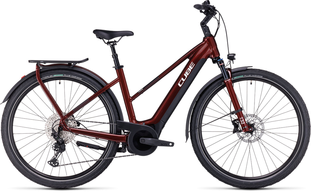 CUBE Touring Hybrid EXC 625 red´n´white Trapeze 2024