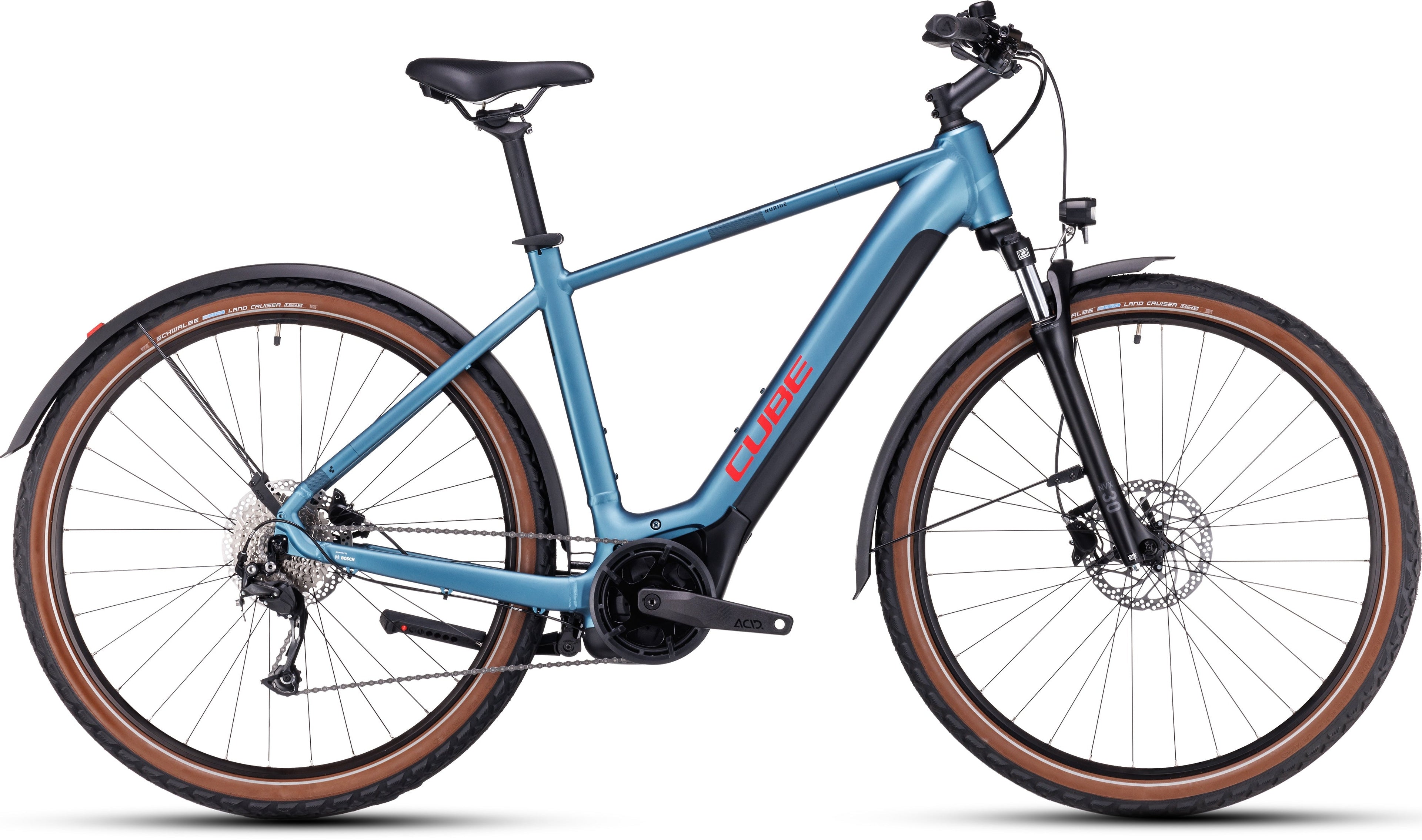 CUBE Nuride Hybrid Performance 500 Allroad metalblue´n´red 2024