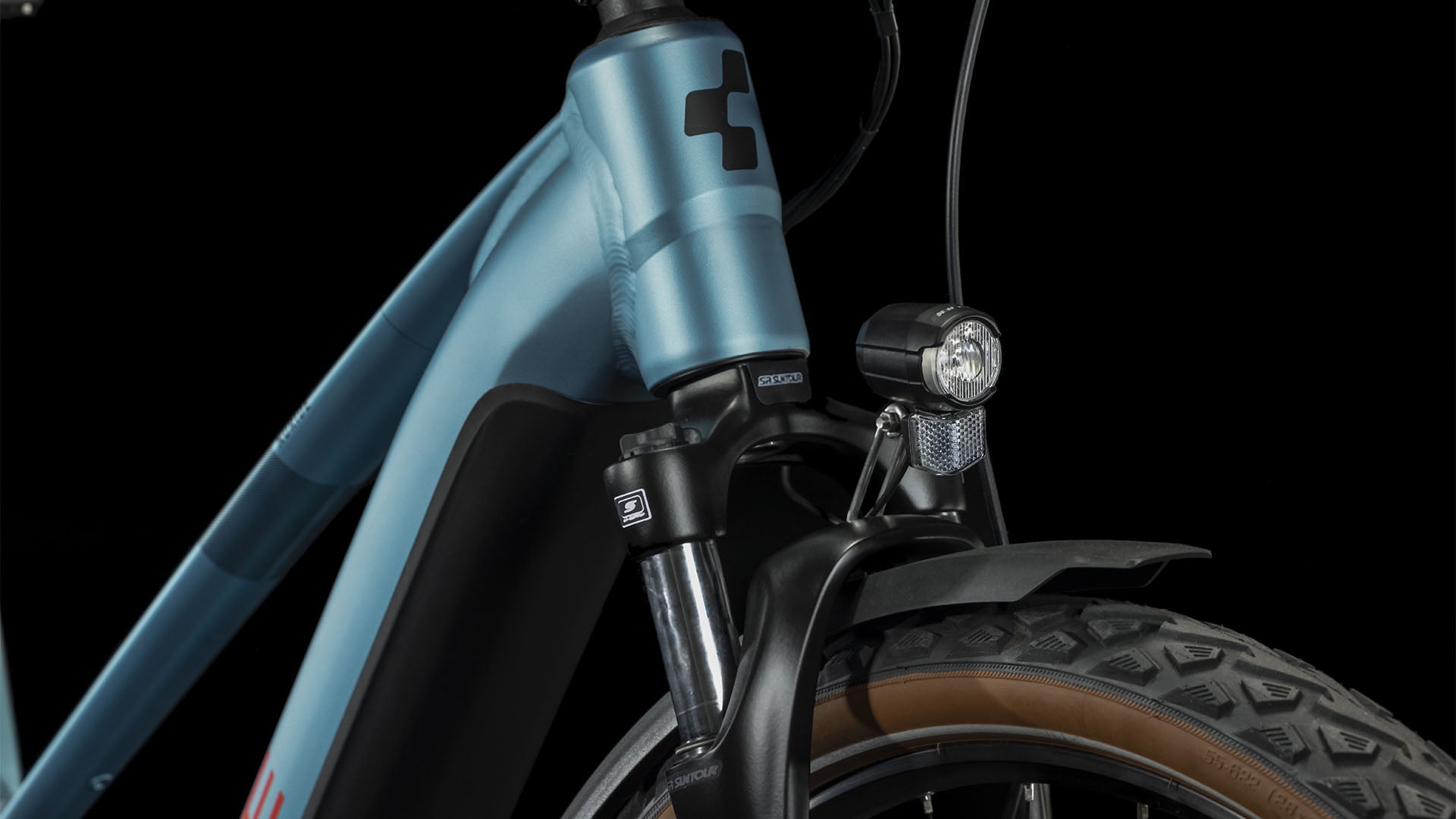 CUBE Nuride Hybrid Performance 500 Allroad metalblue´n´red Trapeze 2024