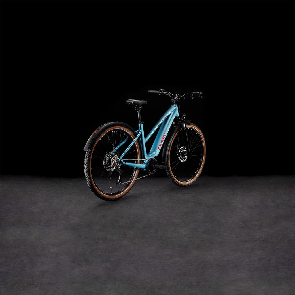 CUBE Nuride Hybrid Performance 500 Allroad metalblue´n´red Trapeze 2024