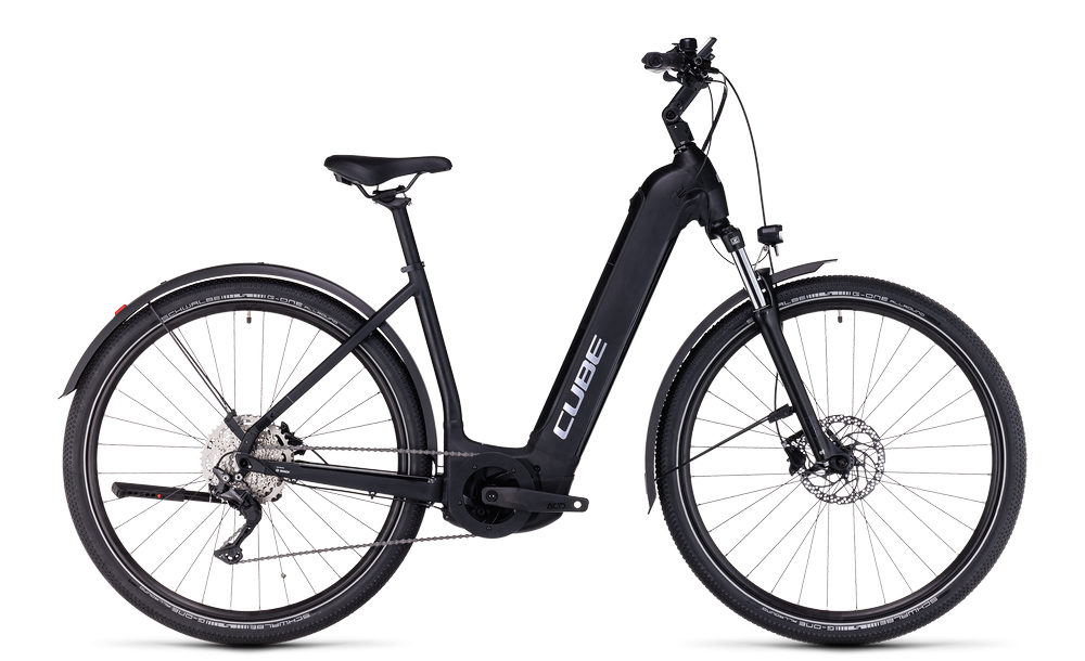 CUBE Nuride Hybrid Pro 750 Allroad black´n´metal Easy Entry 2024