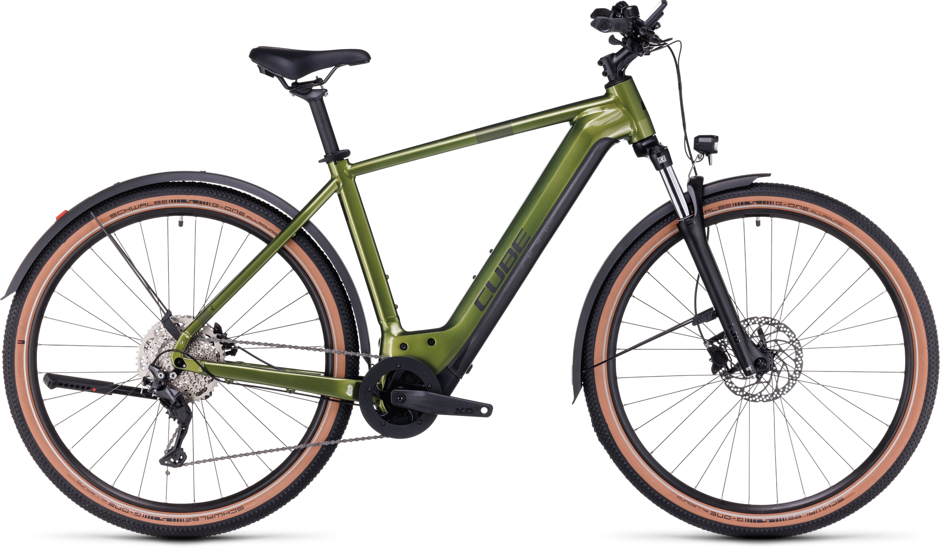 CUBE Nuride Hybrid Pro 625 Allroad shinymoss´n´black 2024