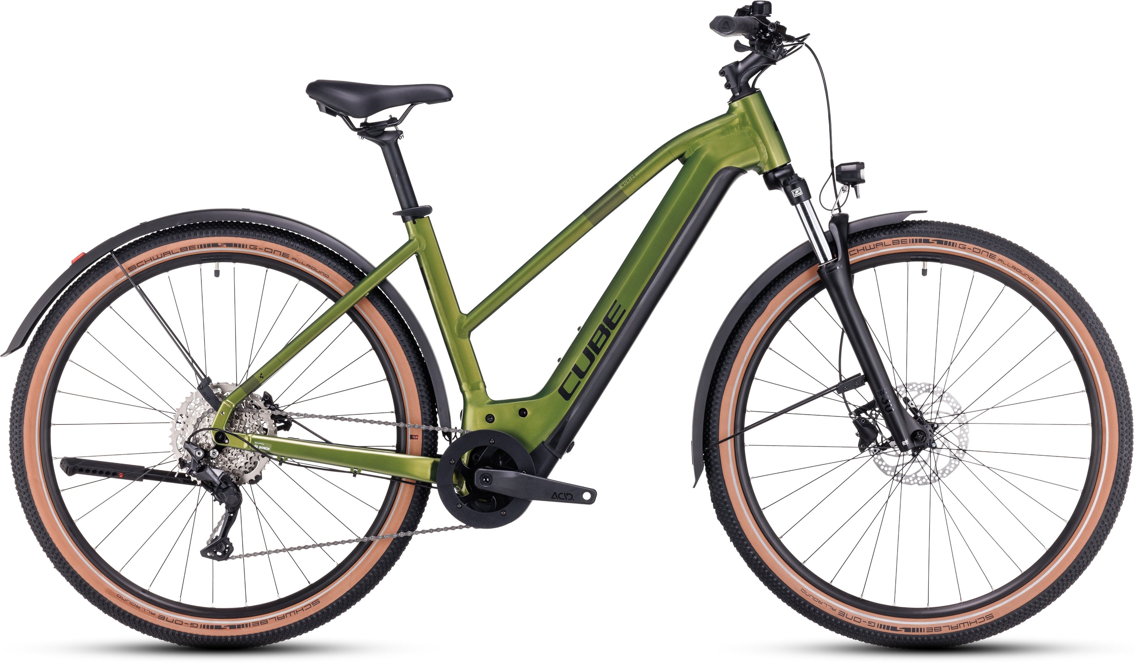 CUBE Nuride Hybrid Pro 625 Allroad shinymoss´n´black Trapeze 2024