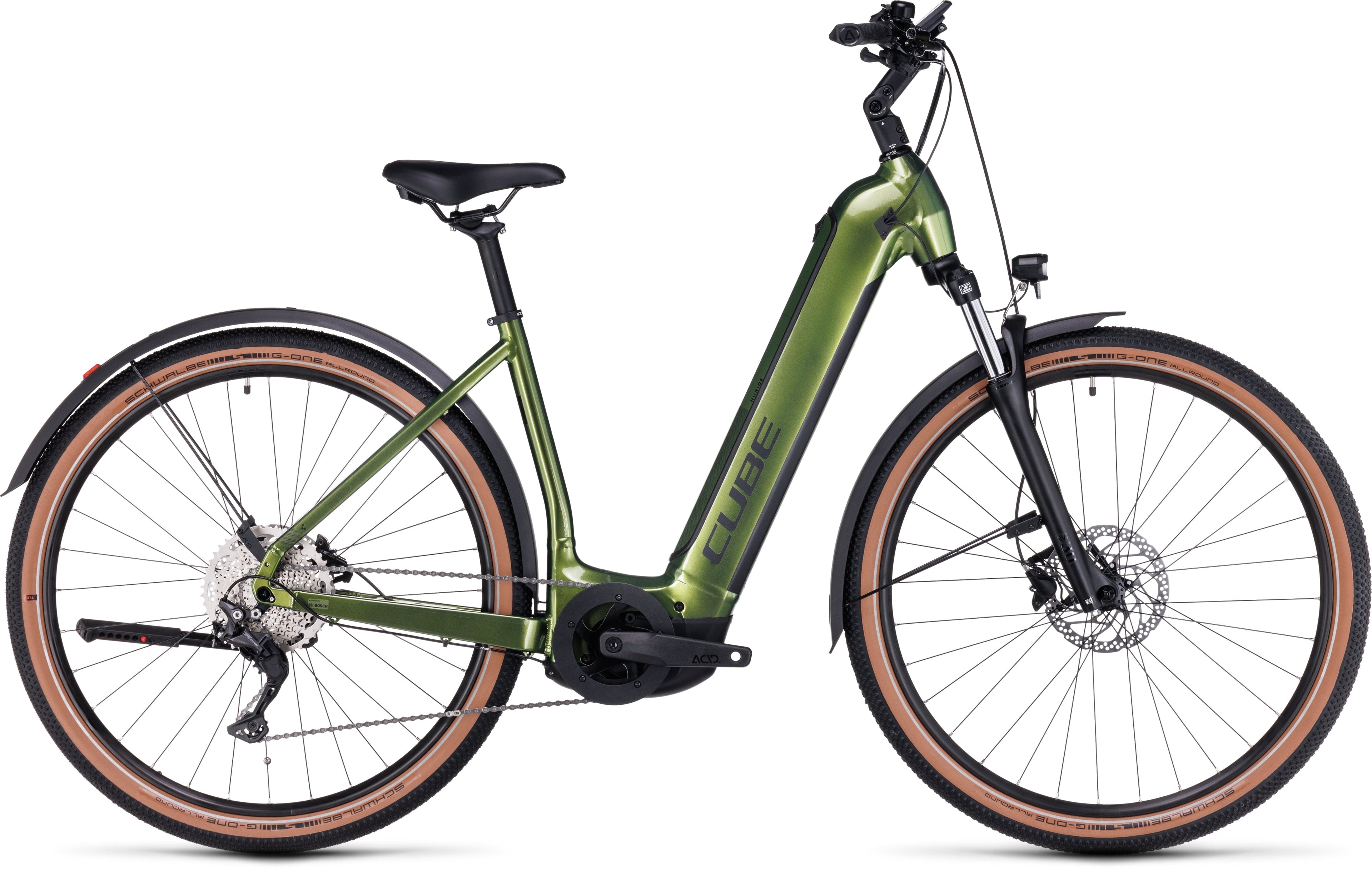 CUBE Nuride Hybrid Pro 625 Allroad shinymoss´n´black Easy Entry 2024
