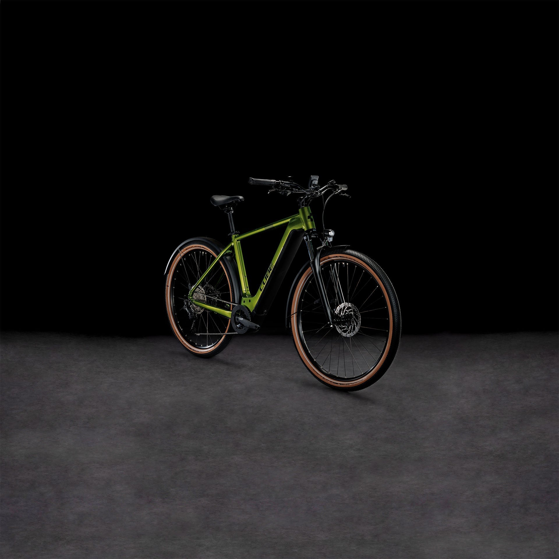 CUBE Nuride Hybrid Pro 750 Allroad shinymoss´n´black 2024