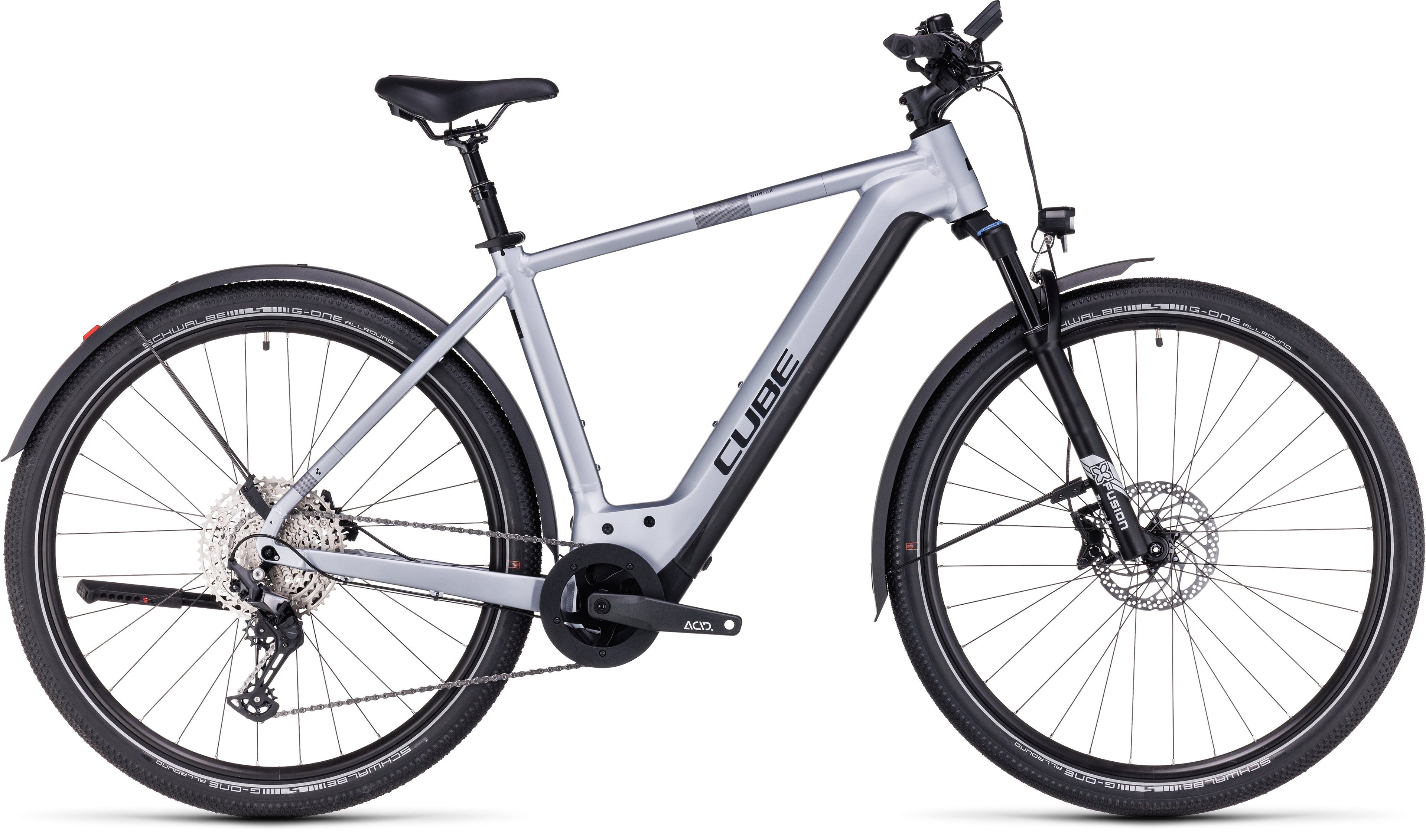 CUBE Nuride Hybrid EXC 750 Allroad polarsilver´n´black 2024