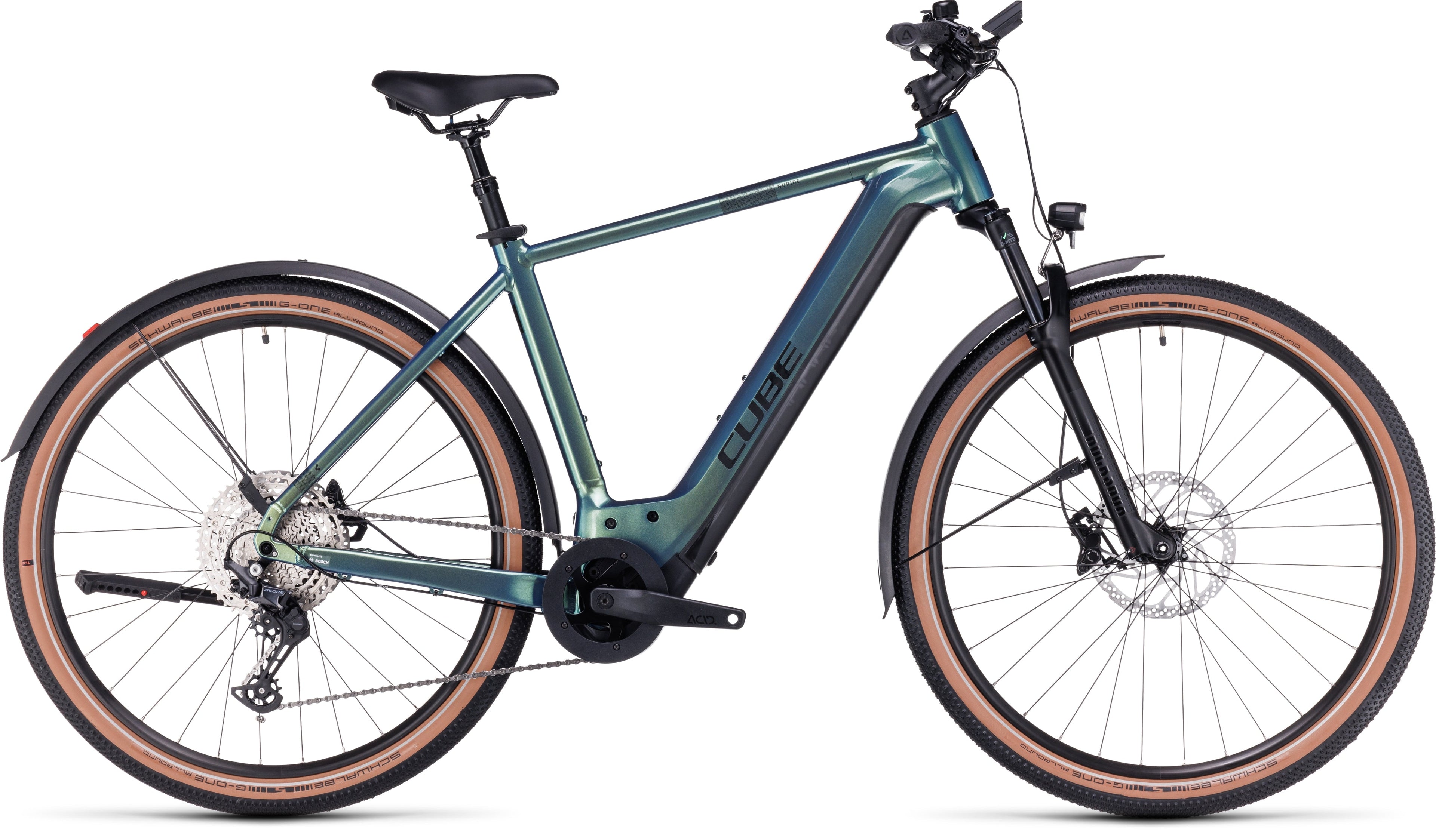 CUBE Nuride Hybrid SLX 750 Allroad verde´n´black 2024