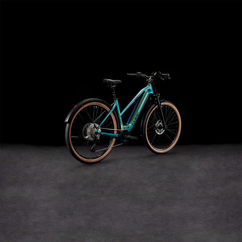 CUBE Nuride Hybrid SLX 750 Allroad verde´n´black Trapeze 2024