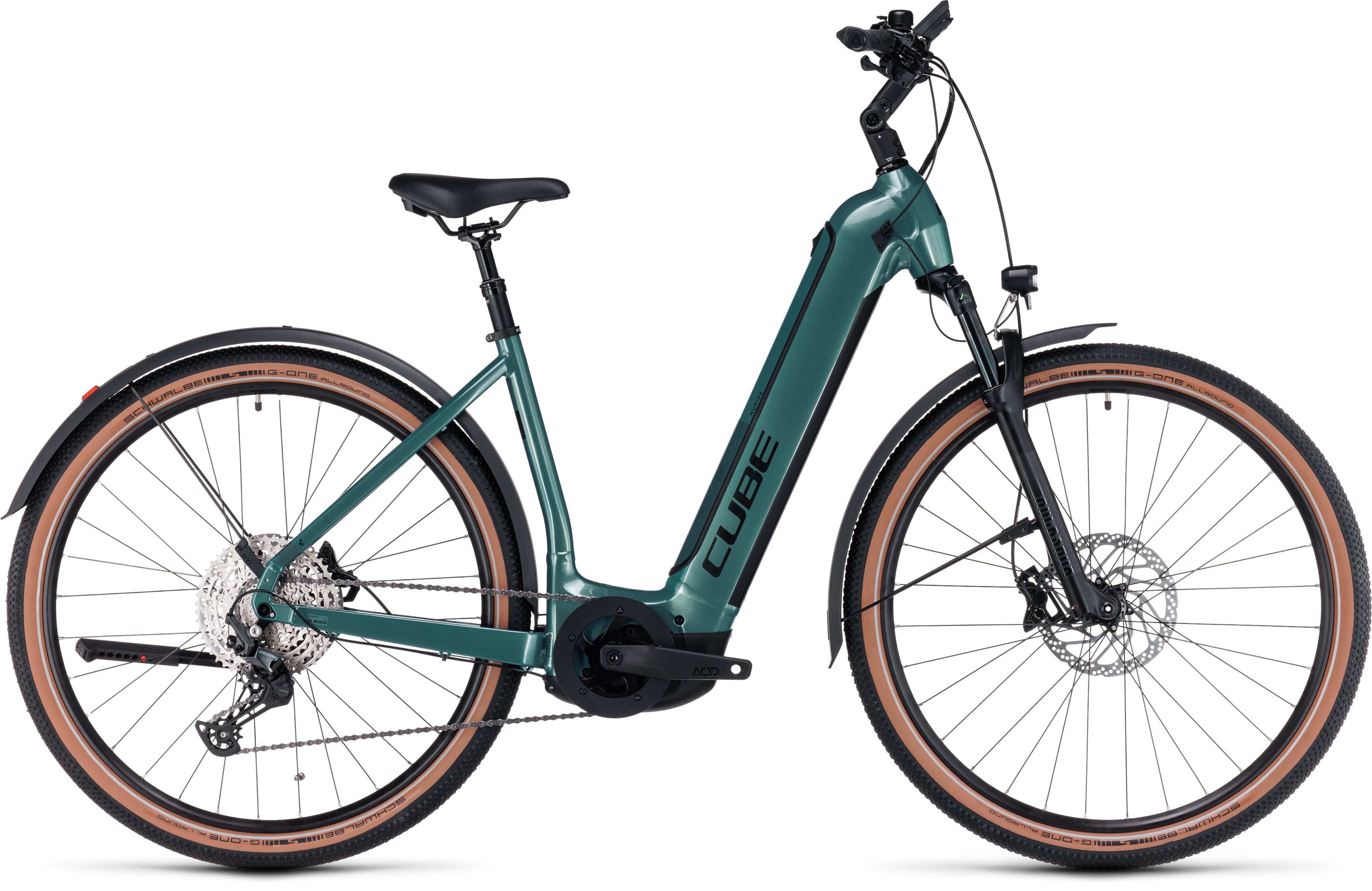 CUBE Nuride Hybrid SLX 750 Allroad verde´n´black Easy Entry 2024