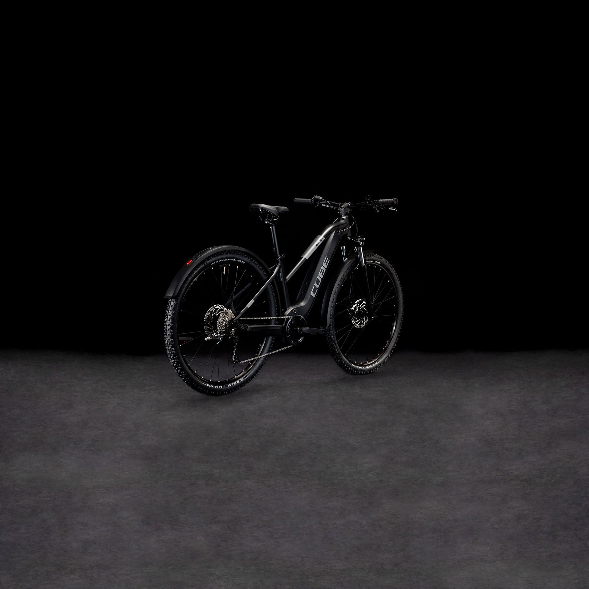 CUBE Reaction Hybrid Performance 500 Allroad black´n´grey Trapeze 2024