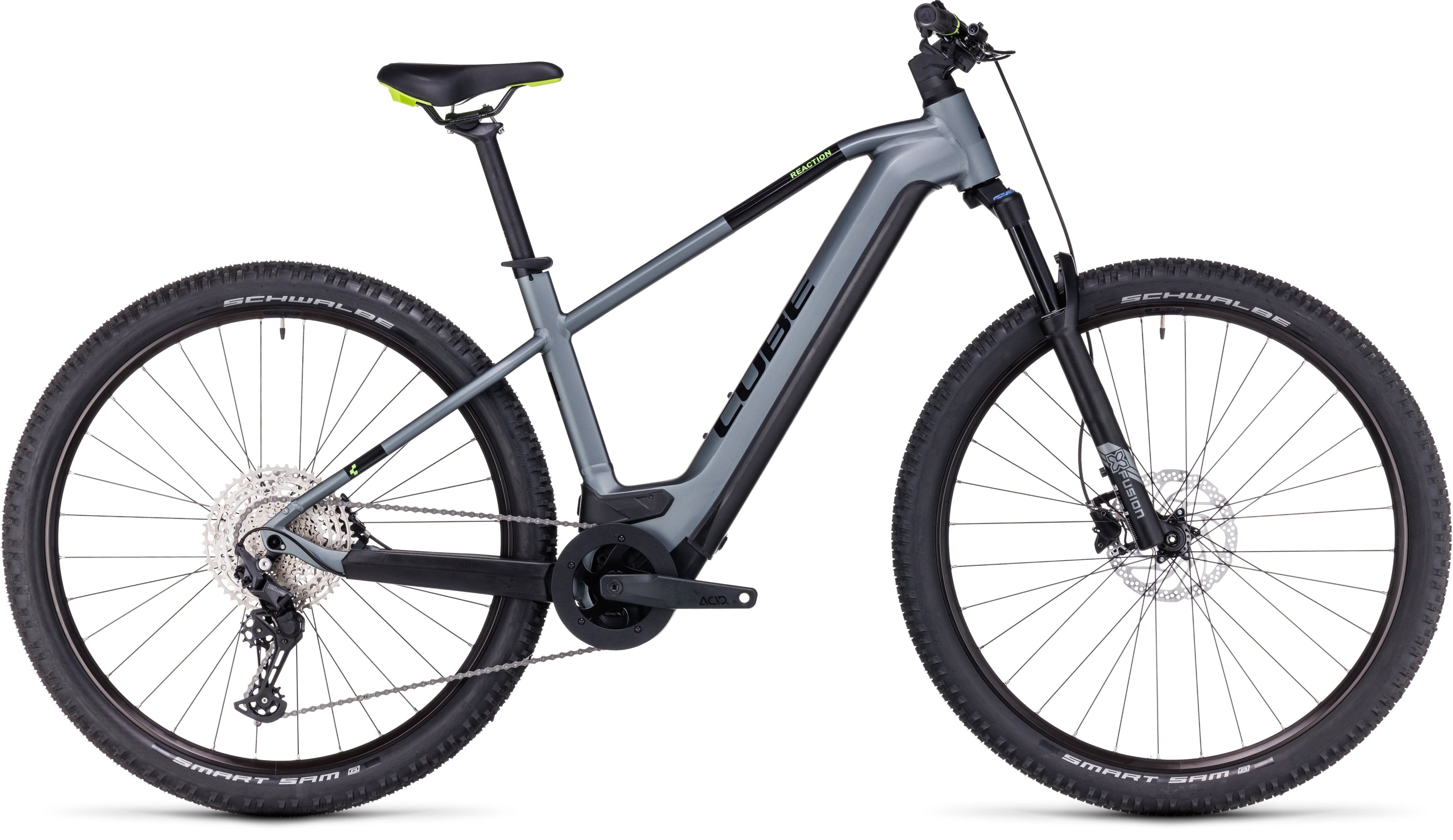 CUBE Reaction Hybrid Pro 625 flashgrey´n´green 2024