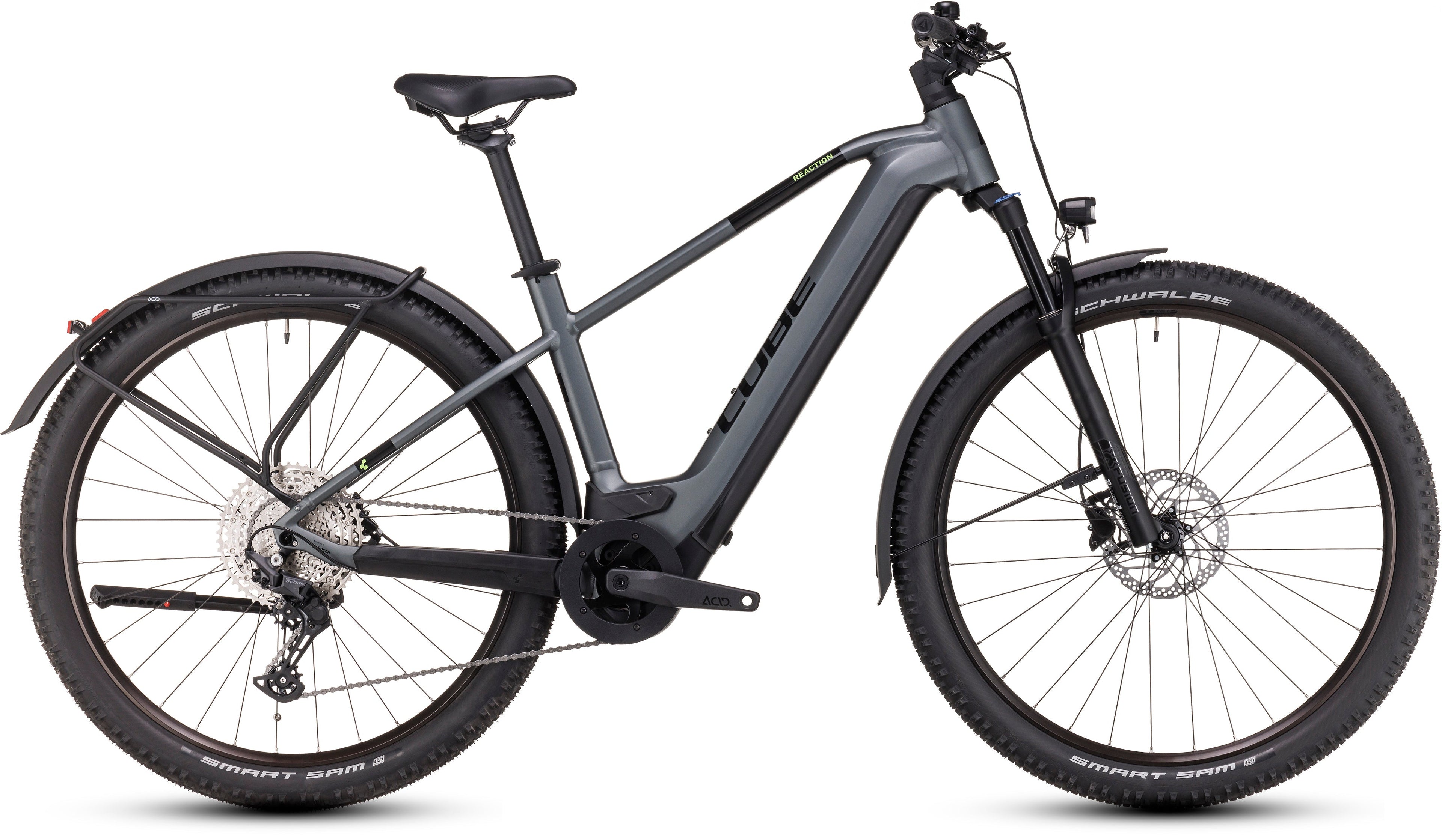 CUBE Reaction Hybrid Pro 500 Allroad flashgrey´n´green 2024