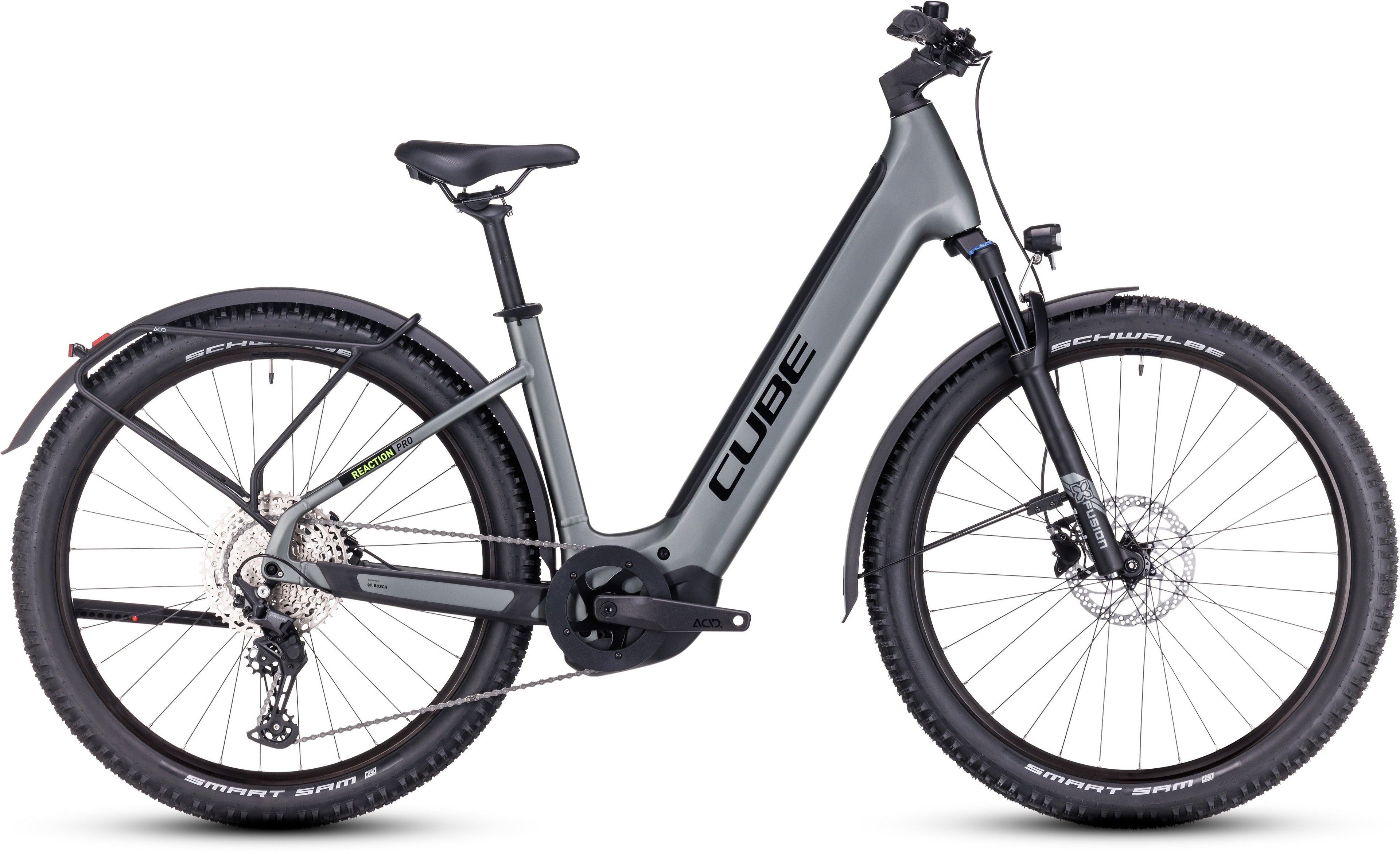 CUBE Reaction Hybrid Pro 625 Allroad flashgrey´n´green Easy Entry 2024