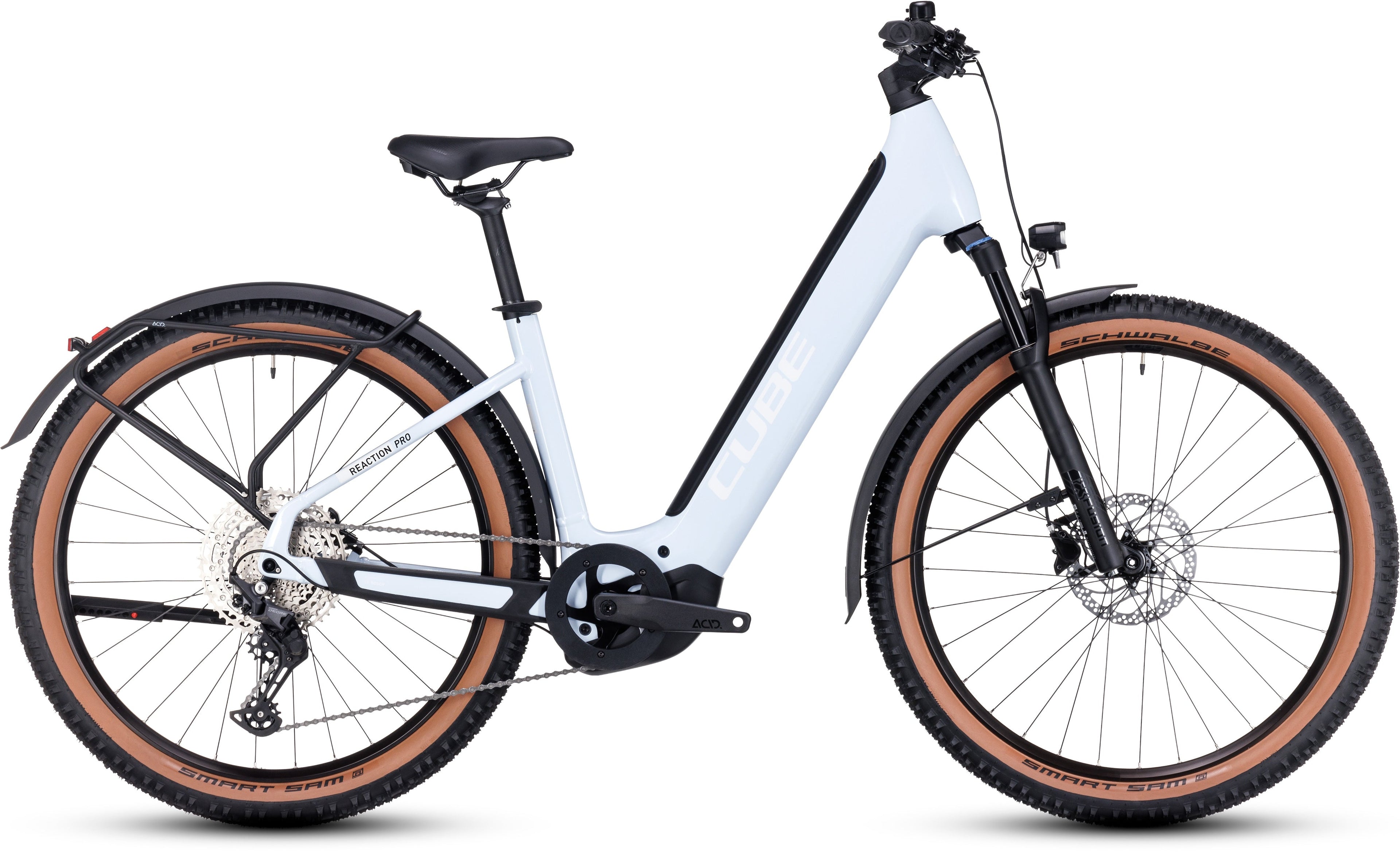 CUBE Reaction Hybrid Pro 500 Allroad flashwhite´n´black Easy Entry 2024