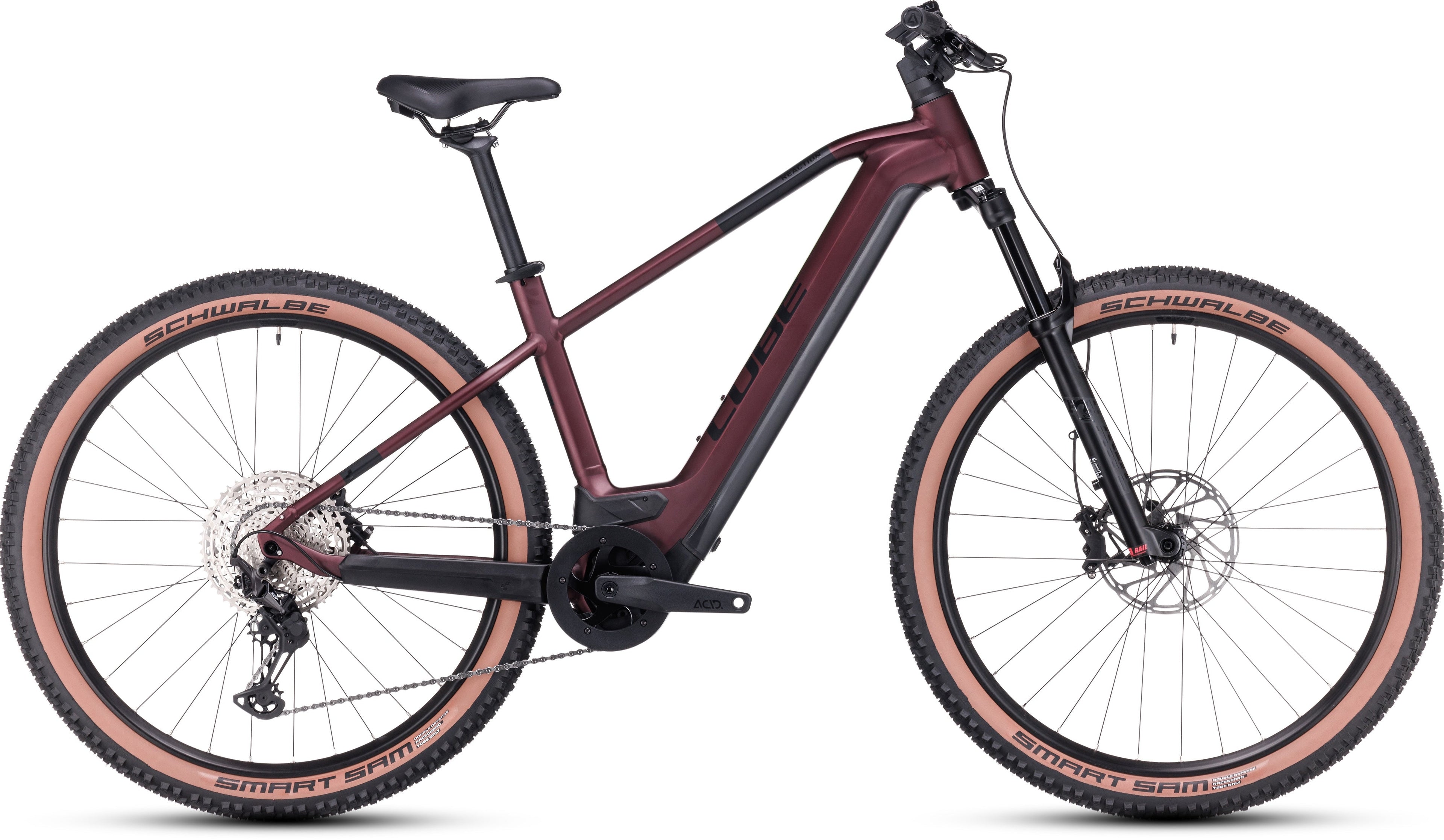 CUBE Reaction Hybrid SLX 750 rubyred´n´black 2024