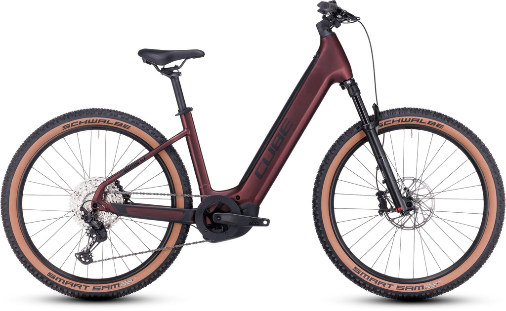 CUBE Reaction Hybrid SLX 750 rubyred´n´black Easy Entry 2024