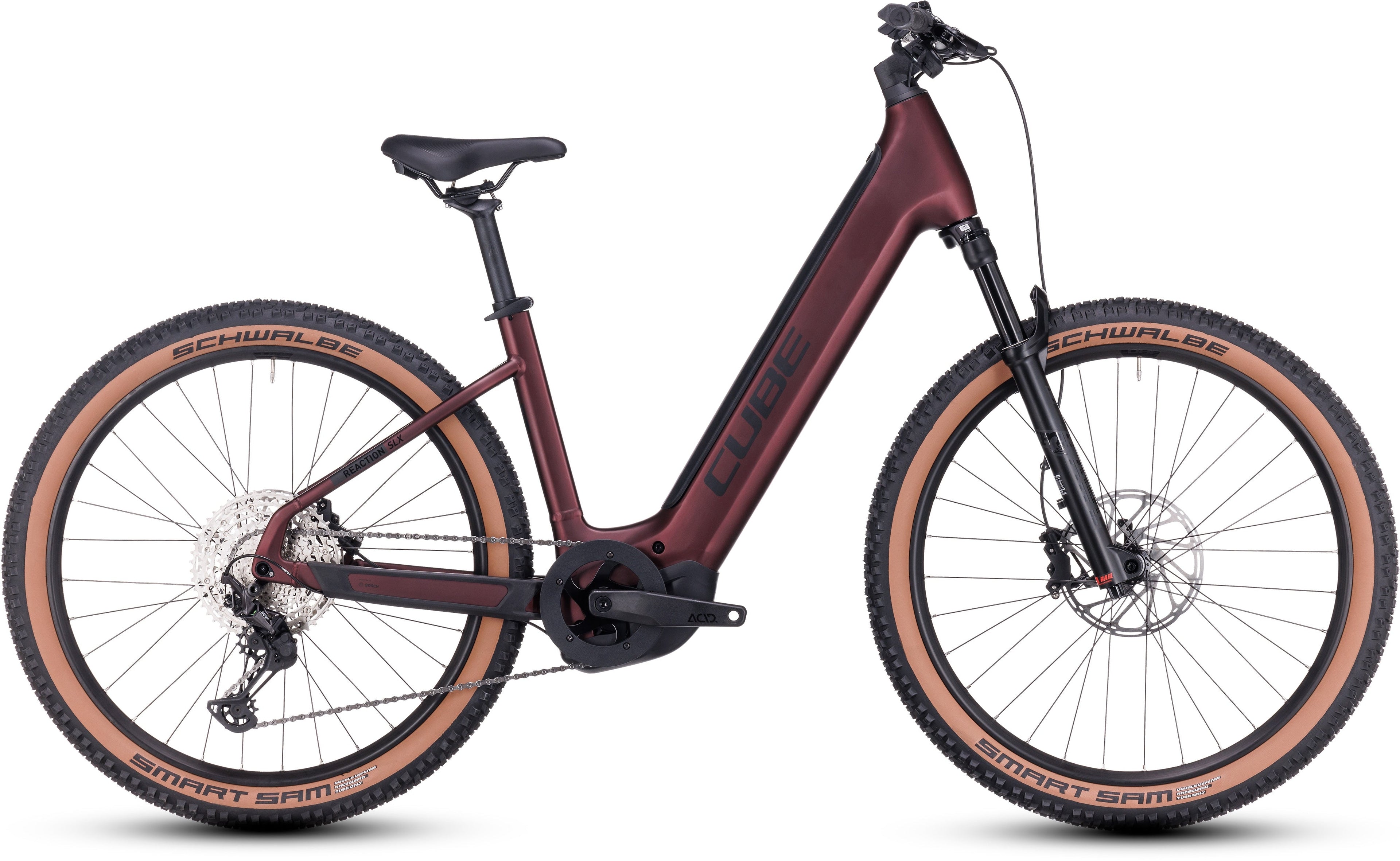 CUBE Reaction Hybrid SLX 750 rubyred´n´black Easy Entry 2024