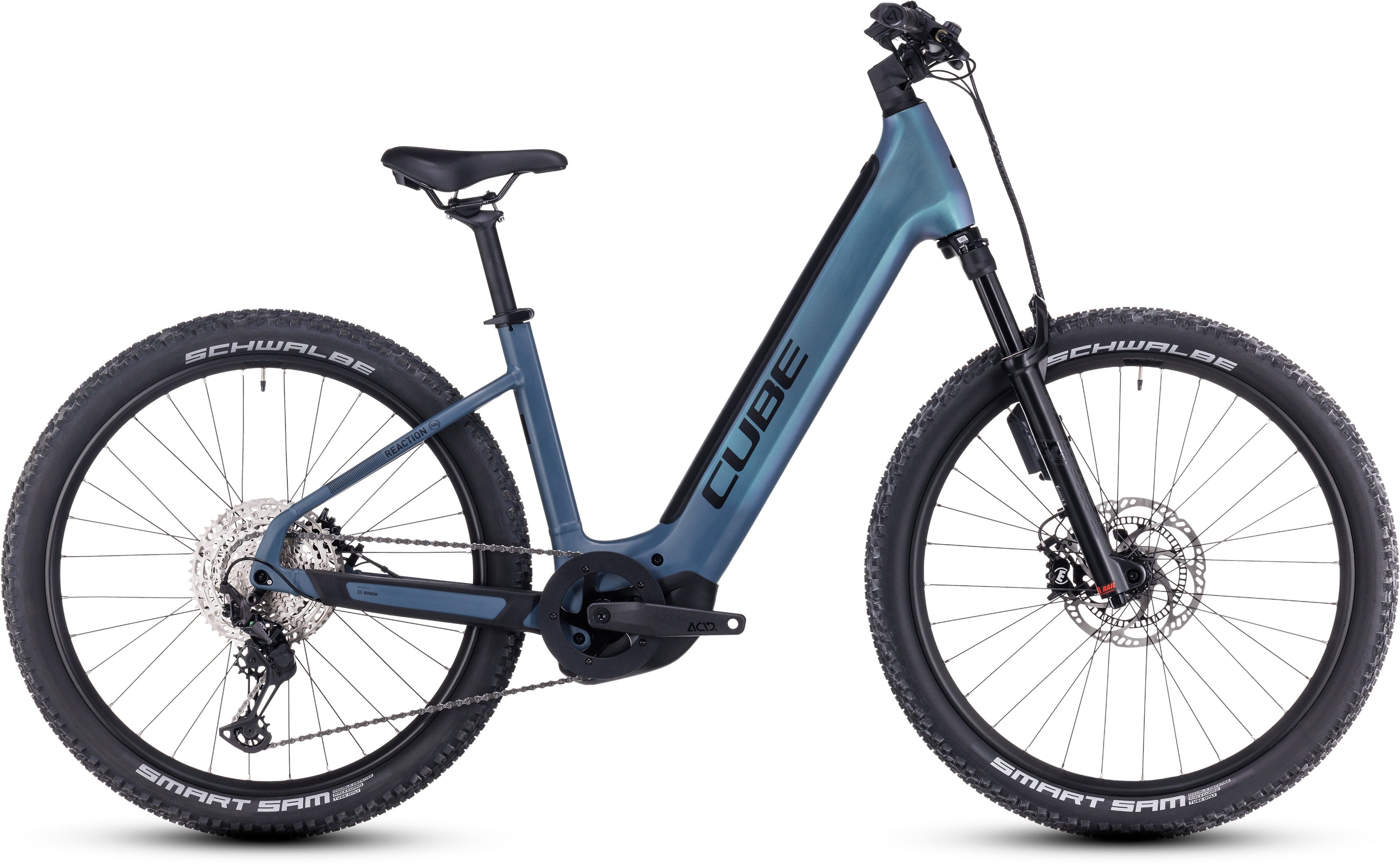 CUBE Reaction Hybrid ABS 750 smaragdgrey´n´blue Easy Entry 2024
