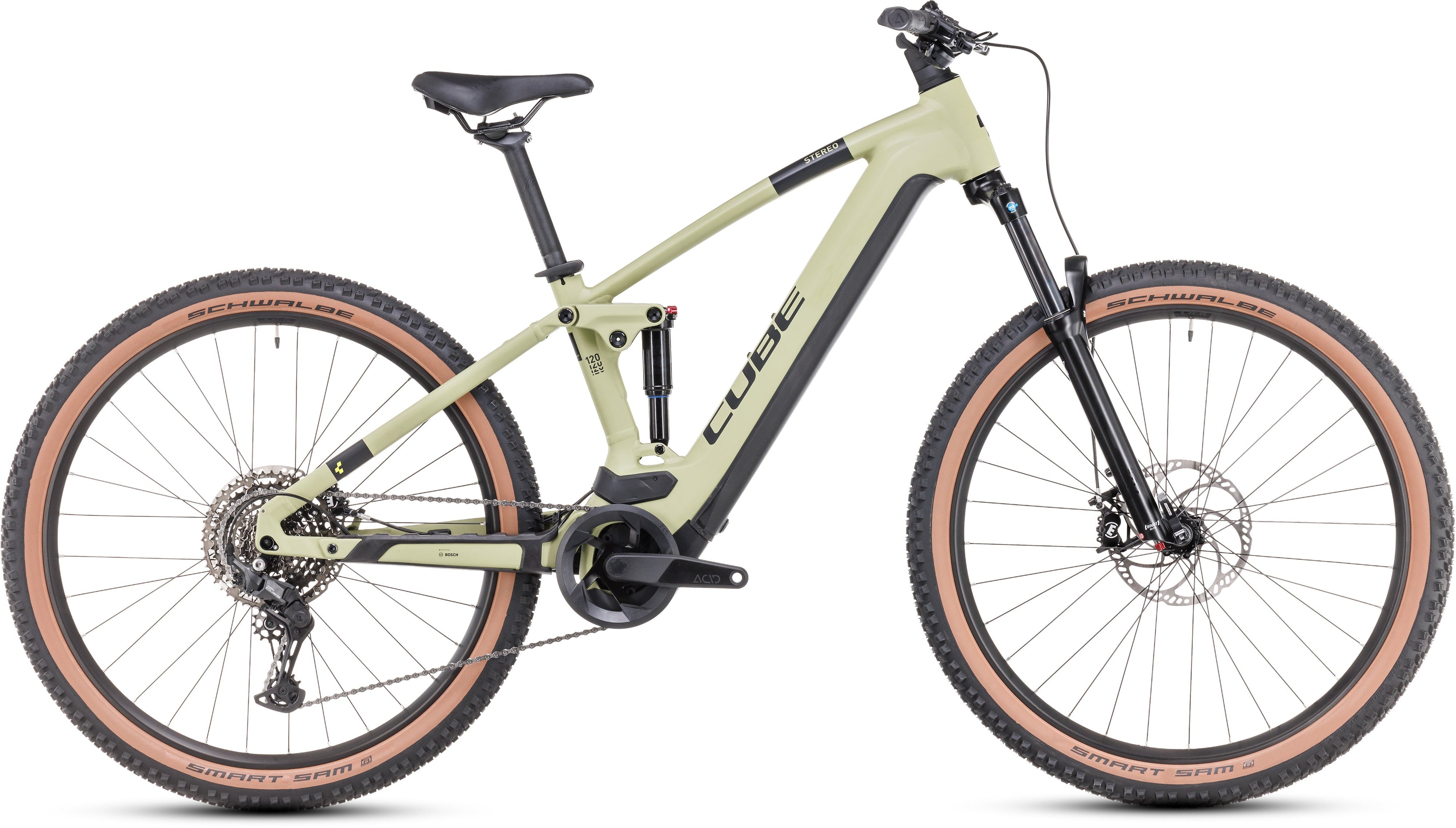 CUBE Stereo Hybrid 120 ONE 750 olive´n´green 2024
