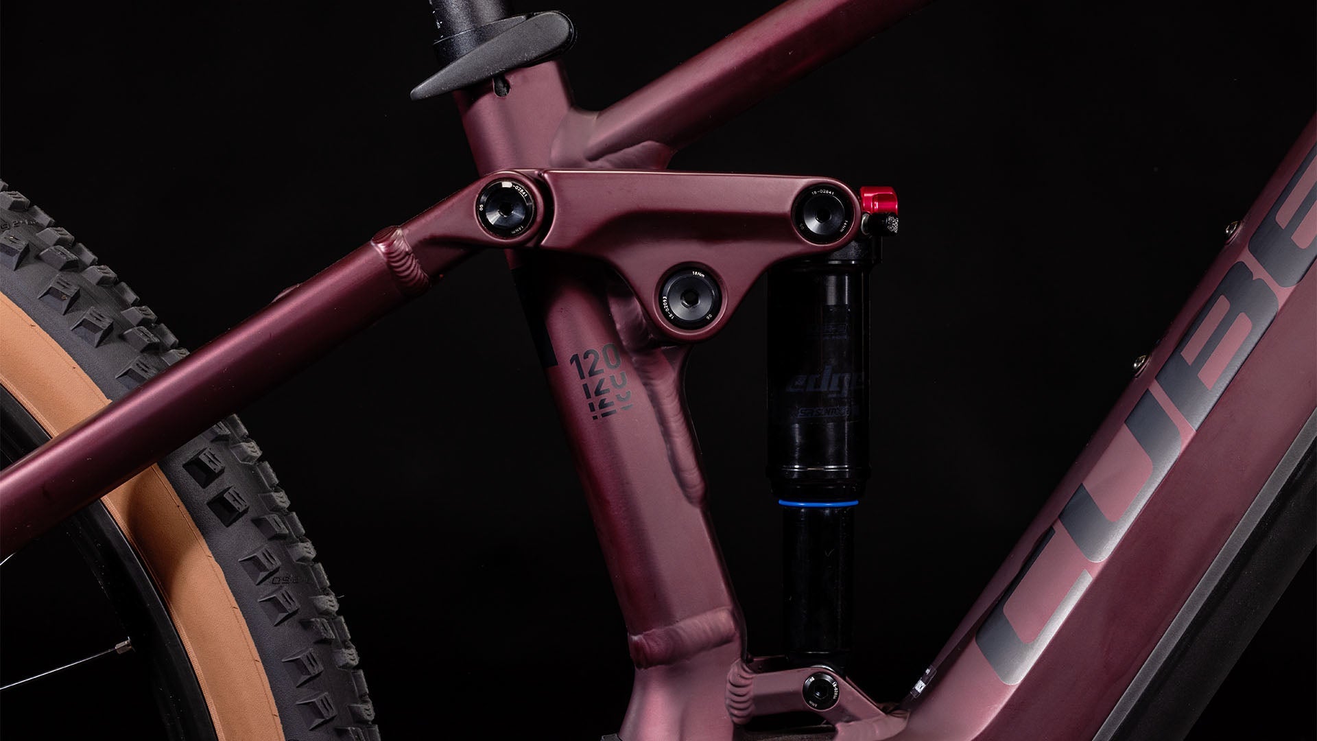 CUBE Stereo Hybrid 120 ONE 750 rubyred´n´black 2024