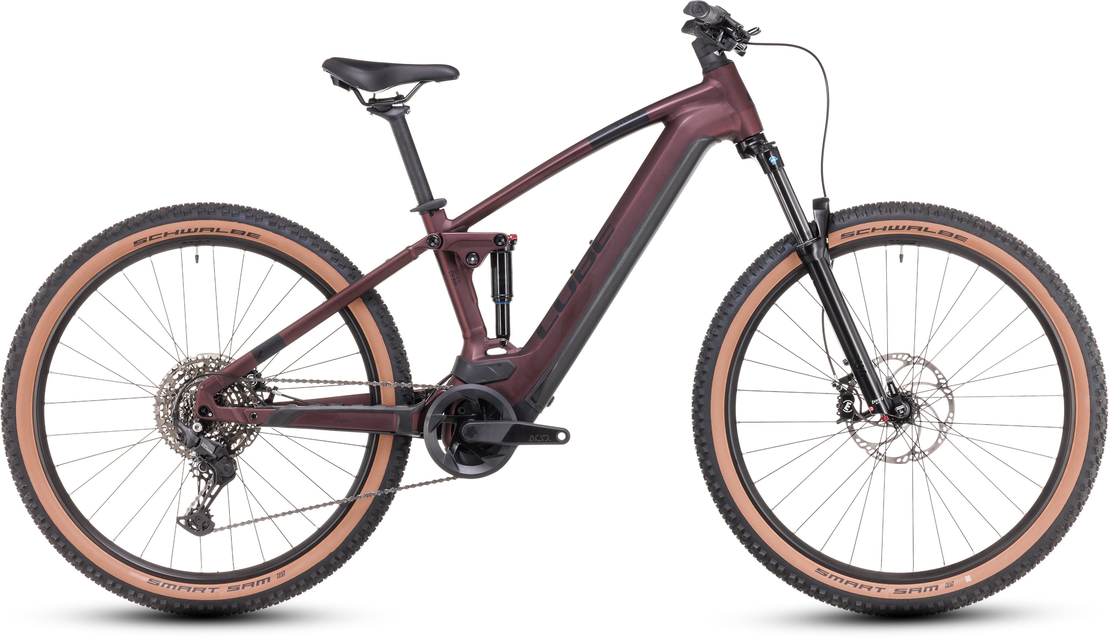 CUBE Stereo Hybrid 120 ONE 750 rubyred´n´black 2024