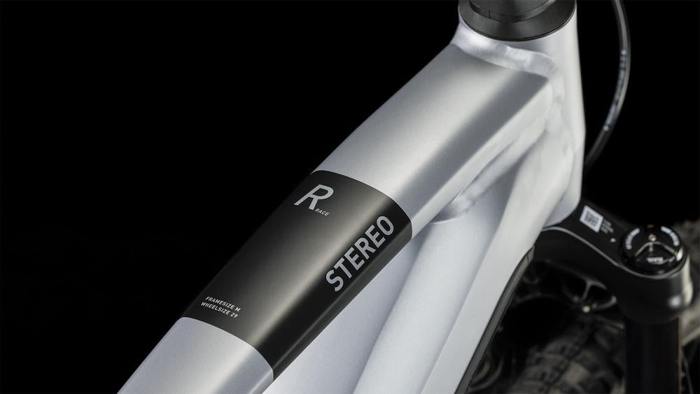 CUBE Stereo Hybrid 120 Race 750 polarsilver´n´black 2024