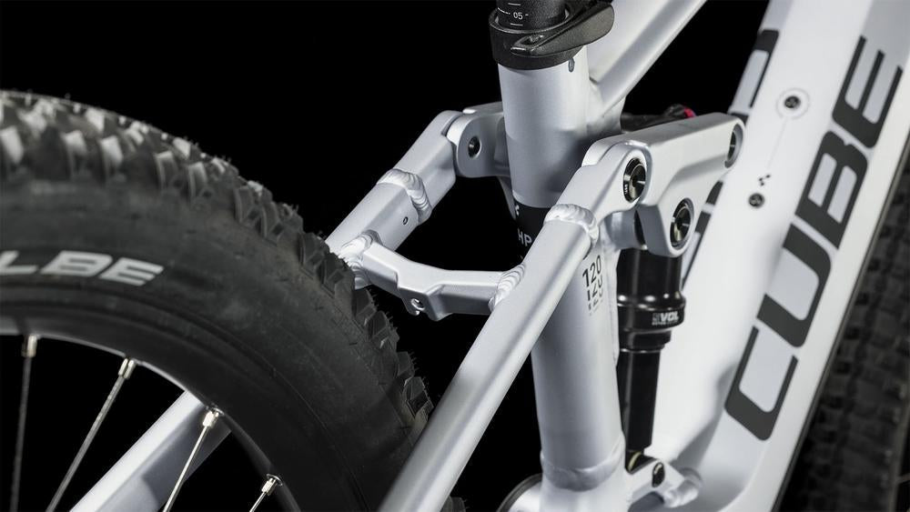 CUBE Stereo Hybrid 120 Race 750 polarsilver´n´black 2024