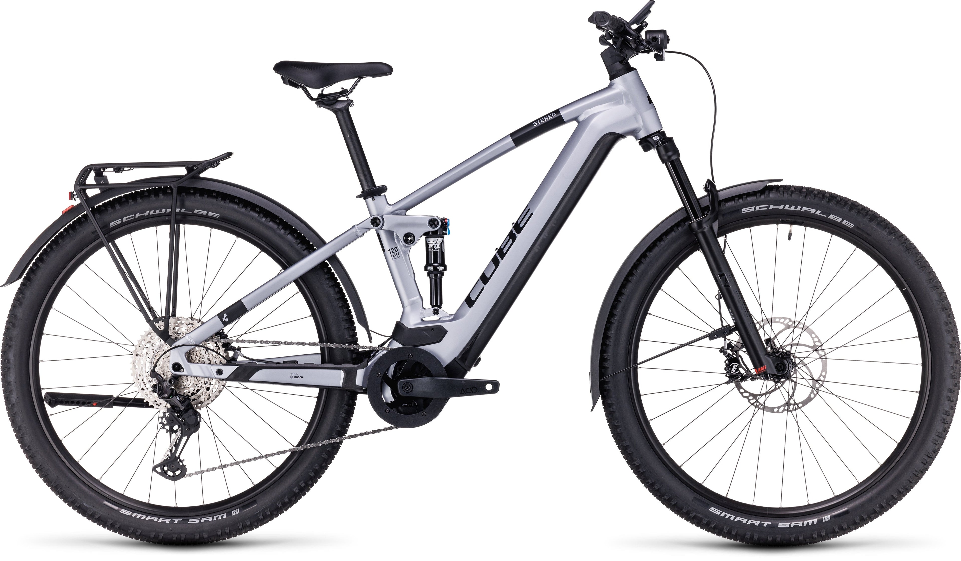 CUBE Stereo Hybrid 120 Race 750 Allroad polarsilver´n´black 2024