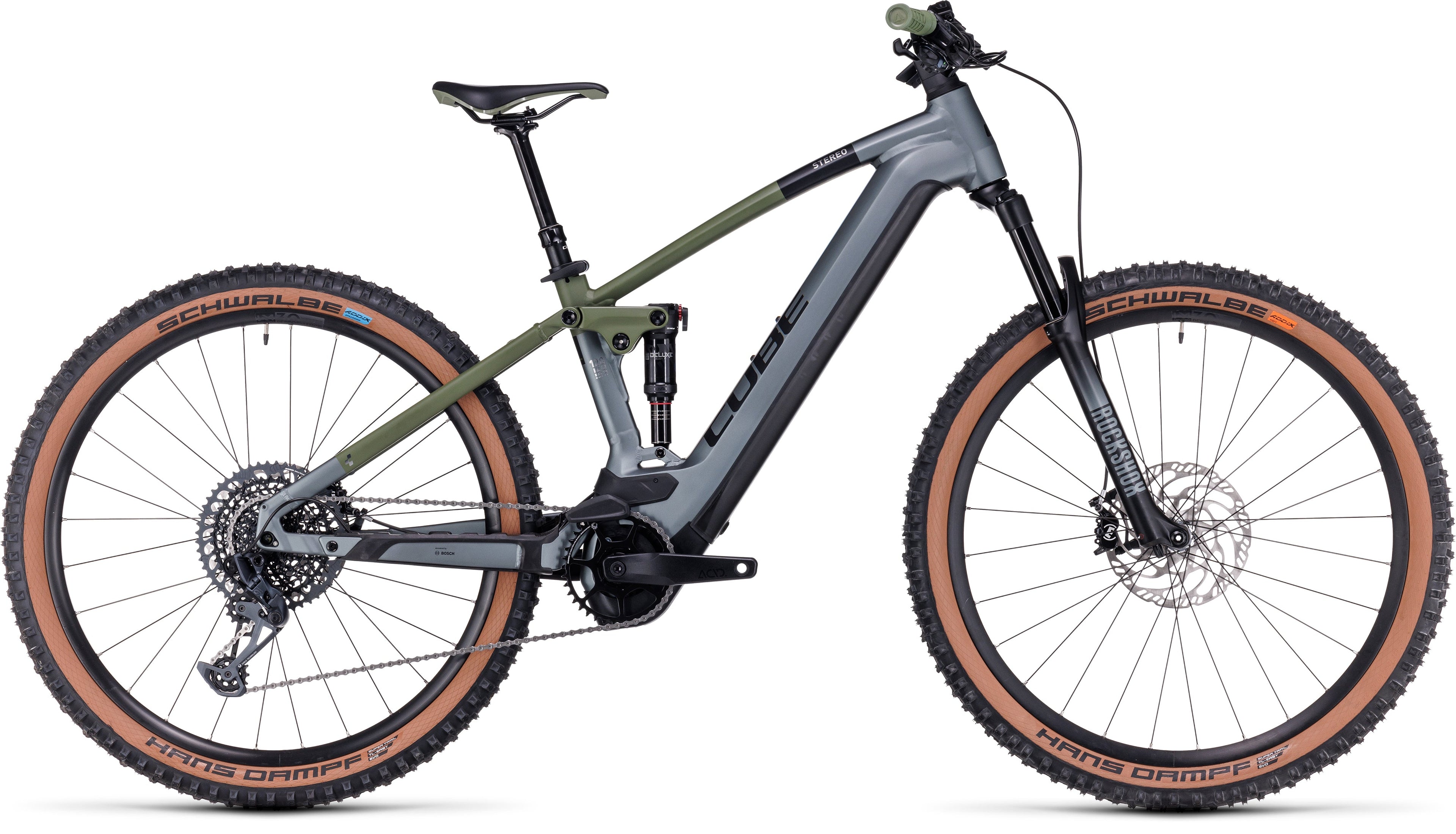 CUBE Stereo Hybrid 120 TM 750 flashgrey´n´olive 2024