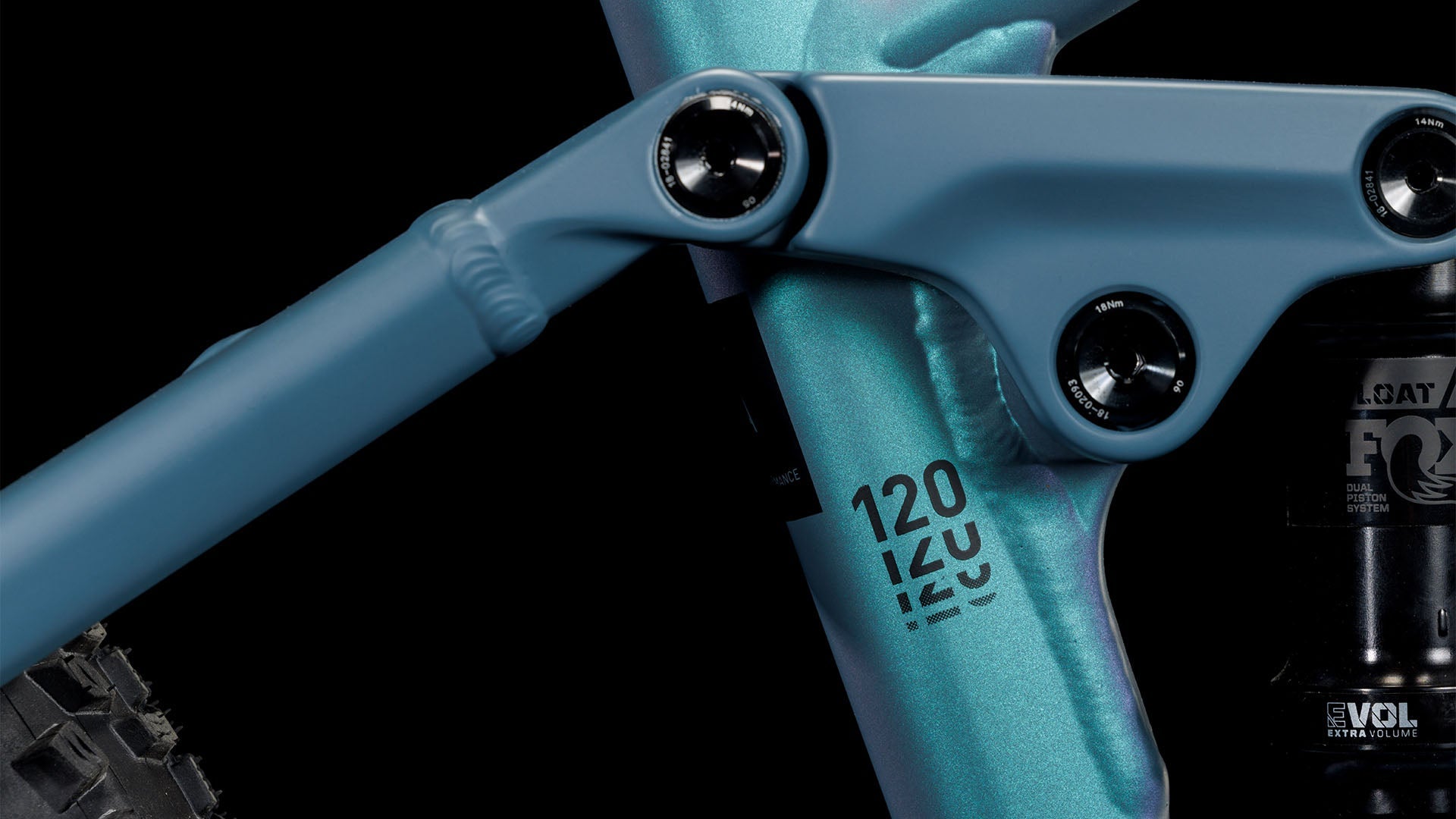 CUBE Stereo Hybrid 120 ABS 750 smaragdgrey´n´blue 2024