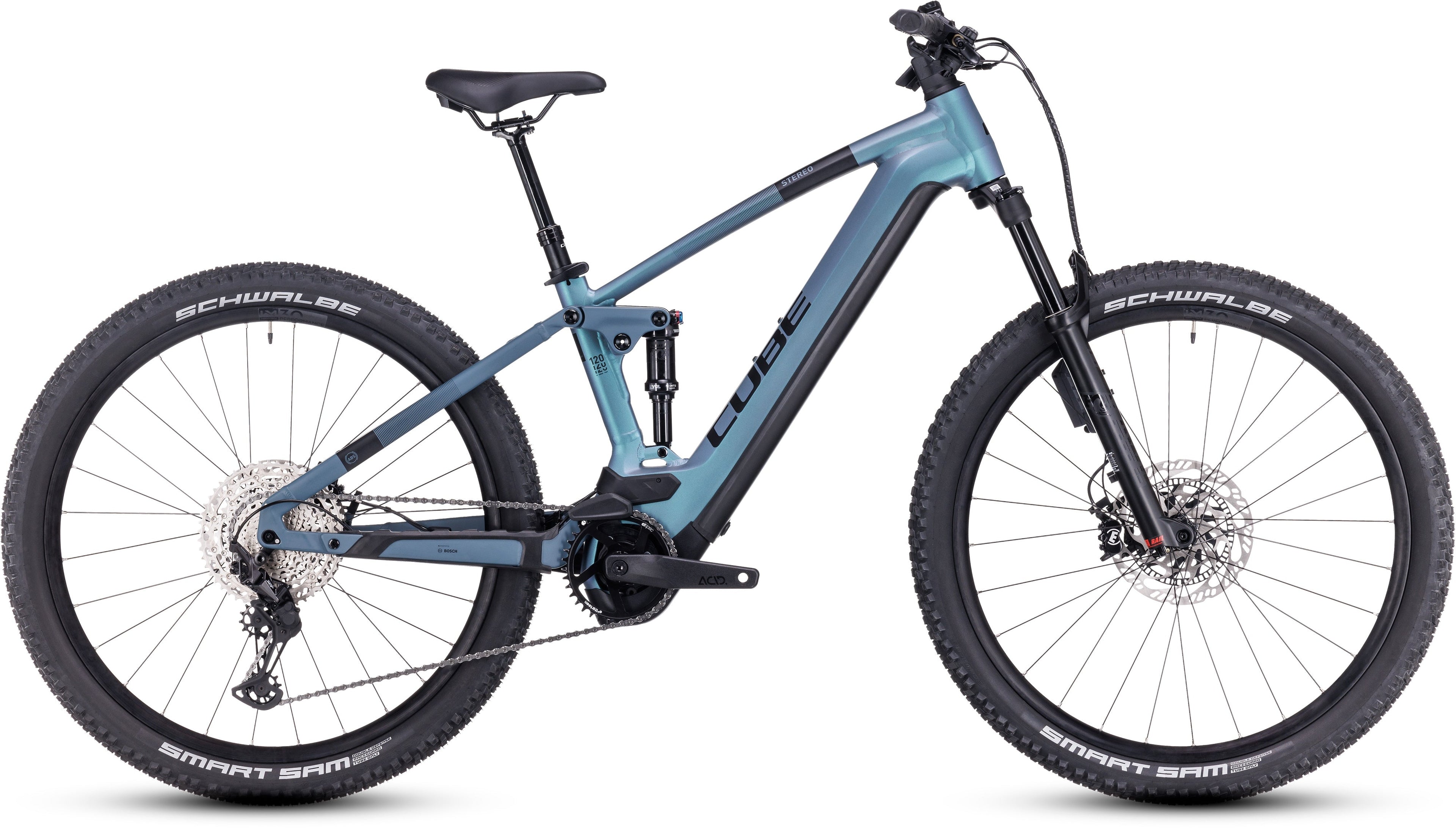CUBE Stereo Hybrid 120 ABS 750 smaragdgrey´n´blue 2024