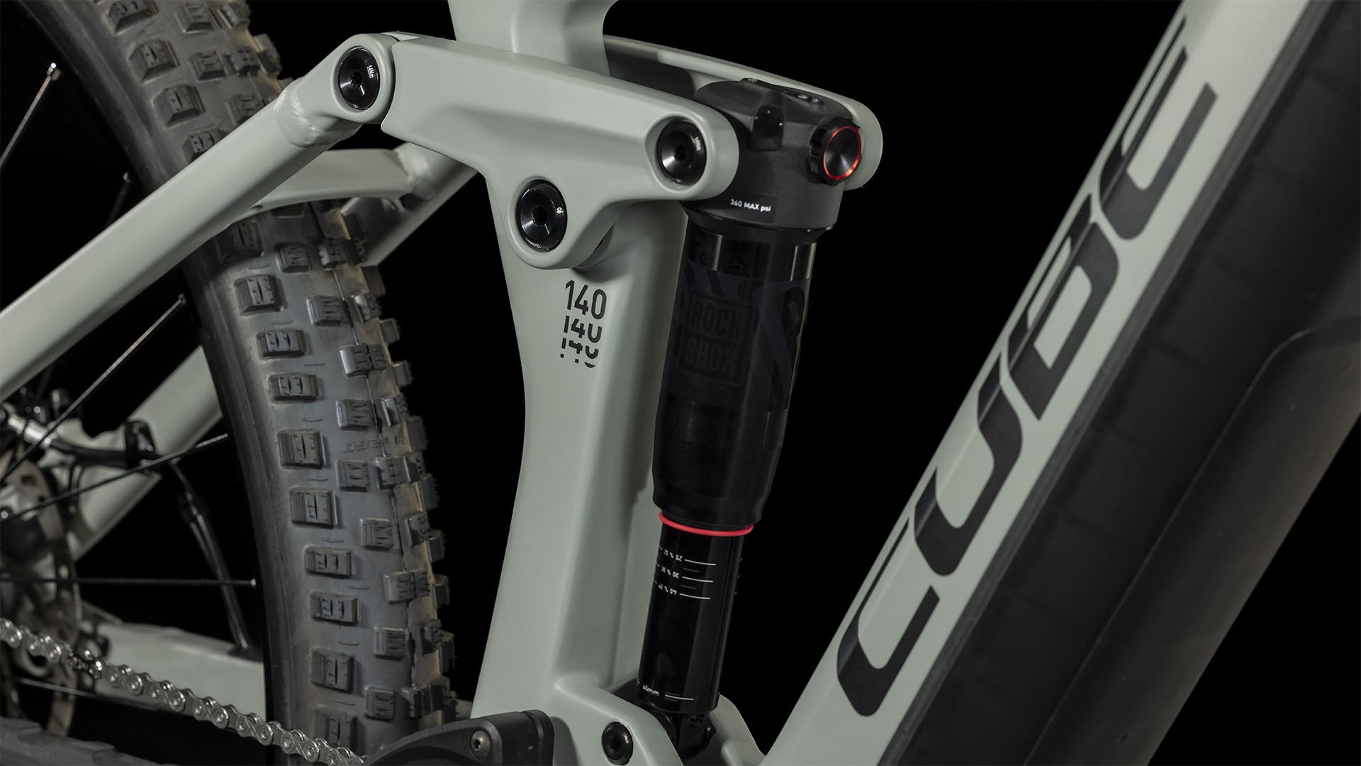 CUBE Stereo Hybrid 140 HPC Pro 625 swampgrey´n´black 2024
